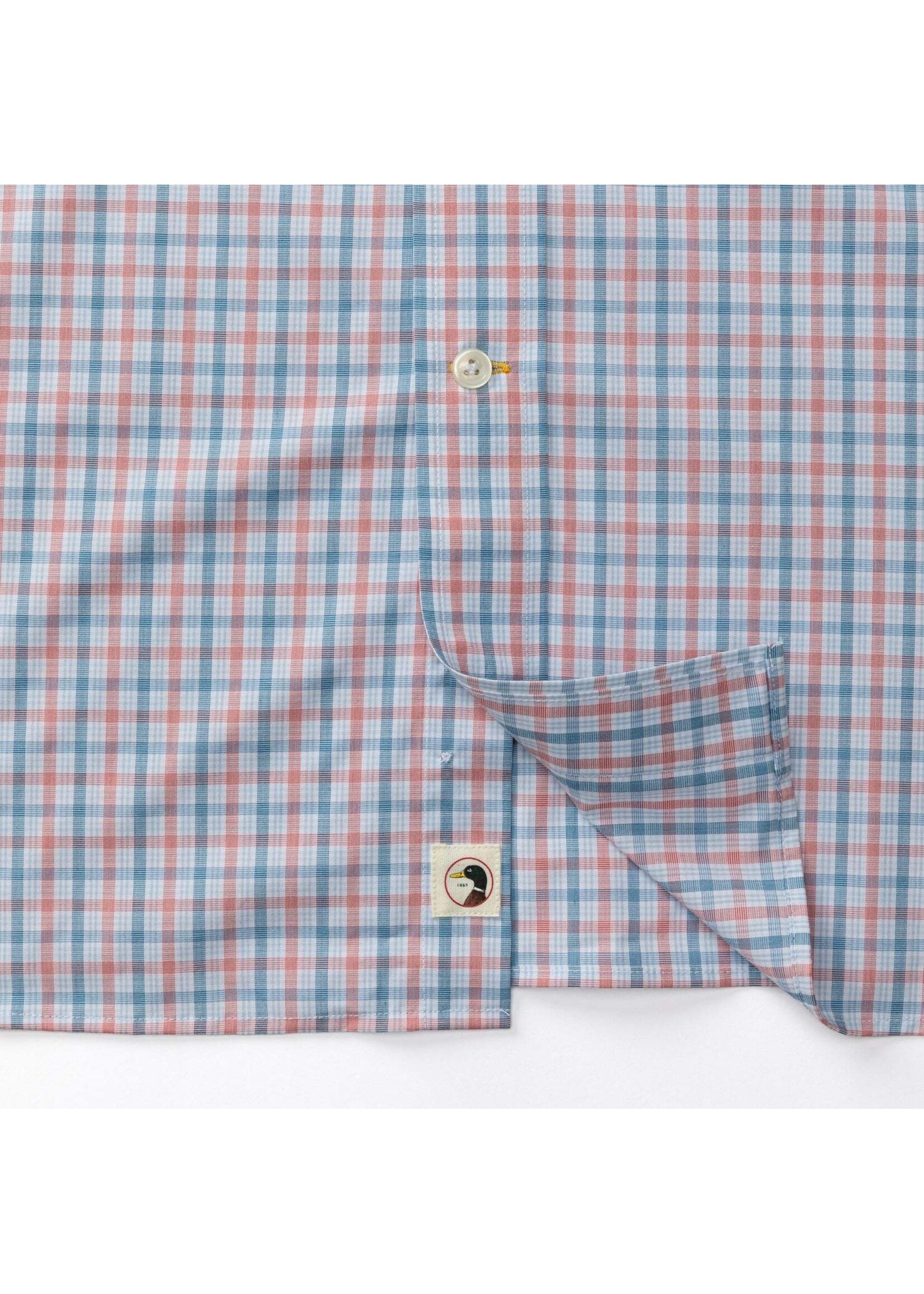 Duck Head Duck Head No. D11359 Performance Poplin Sport Shirt Trent Plaid