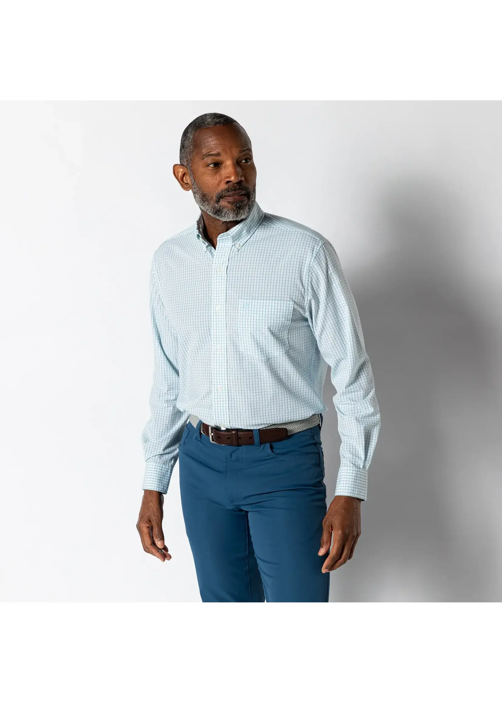 Duck Head Duck Head No. D11360 Performance Poplin Sport Shirt Casey Plaid