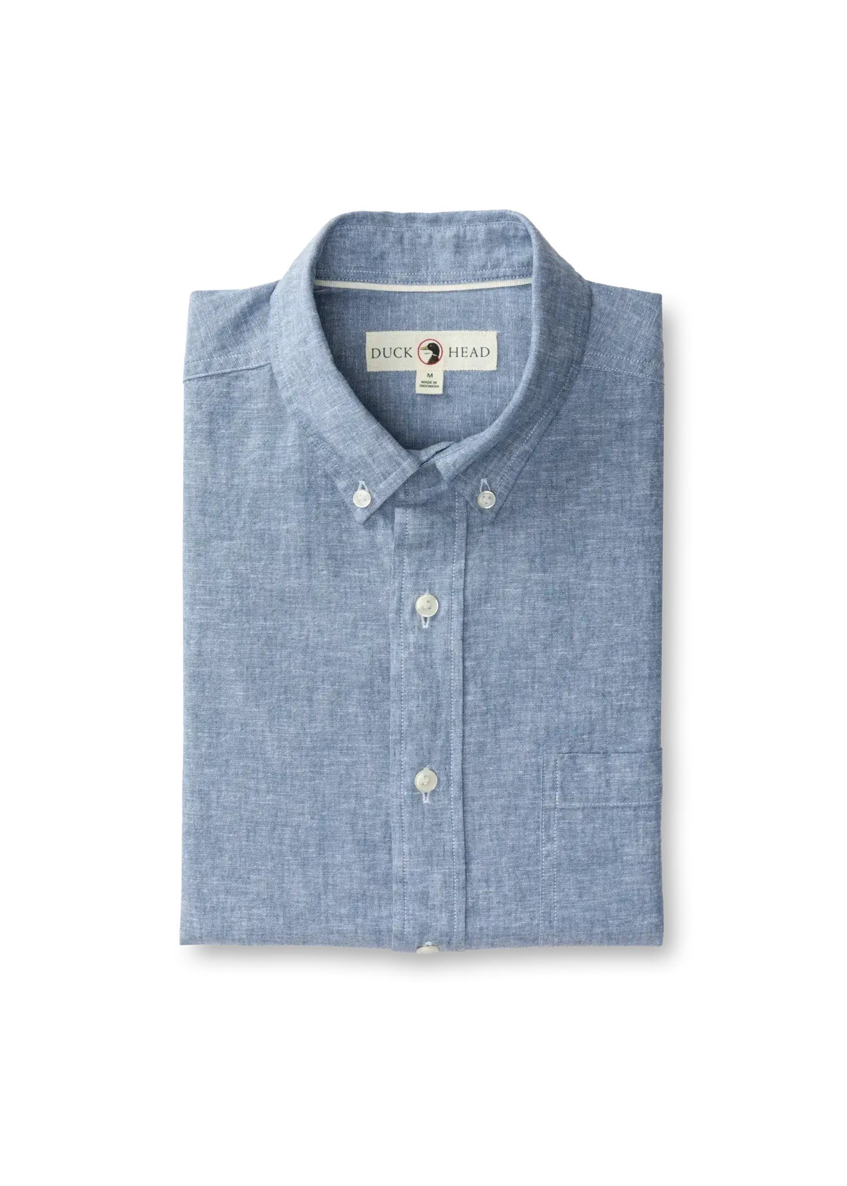 Duck Head Duck Head No. D11277 Linen Cotton Oxford Sport Shirt Wallace Solid