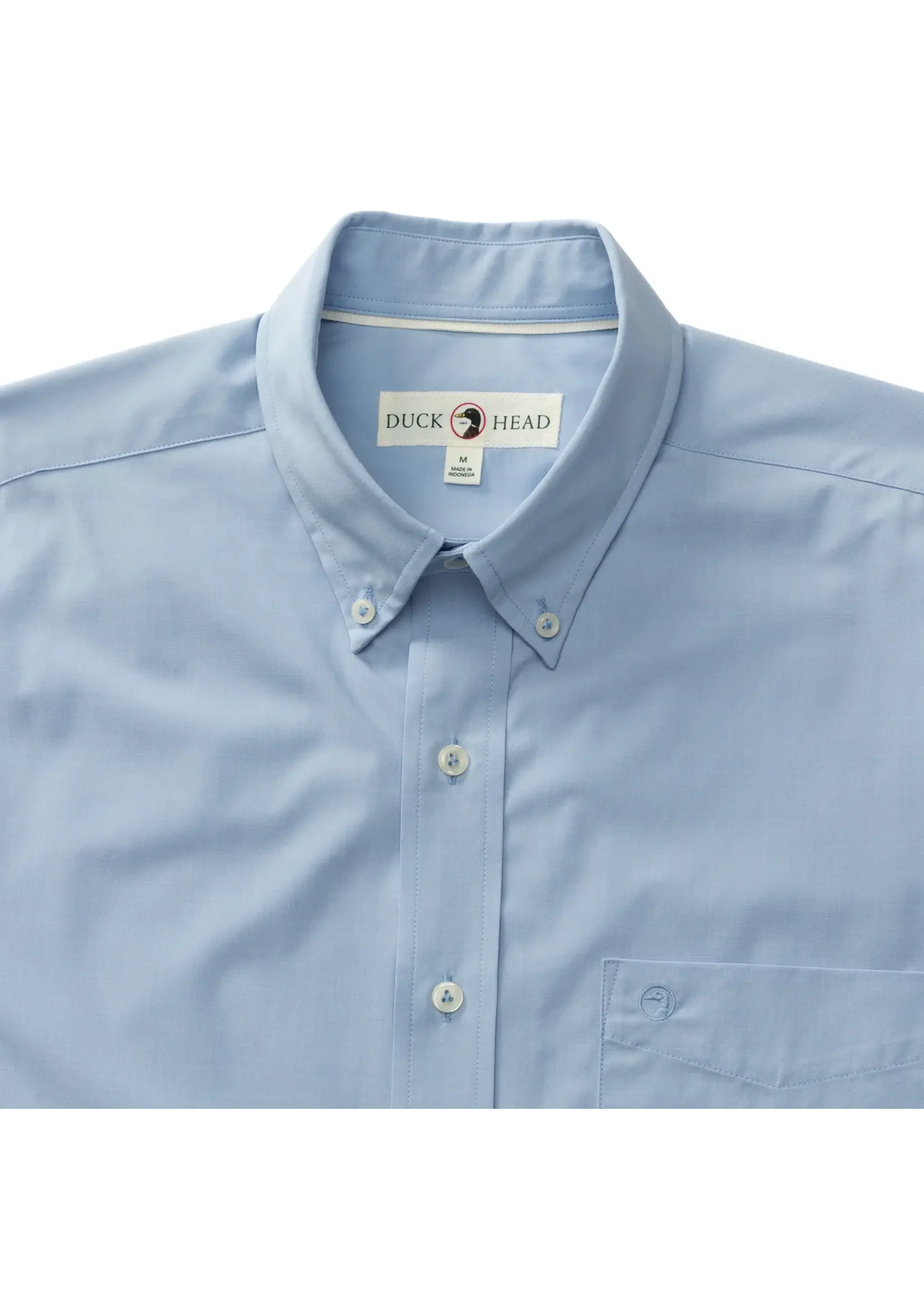 Duck Head Duck Head No. D11303 Performance Poplin Sport Shirt Boyce Solid