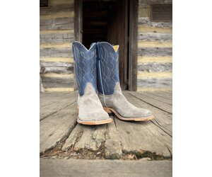 OLATHE No. 257947 Stone Waxy Kudu Western Boot - Hewlett & Dunn