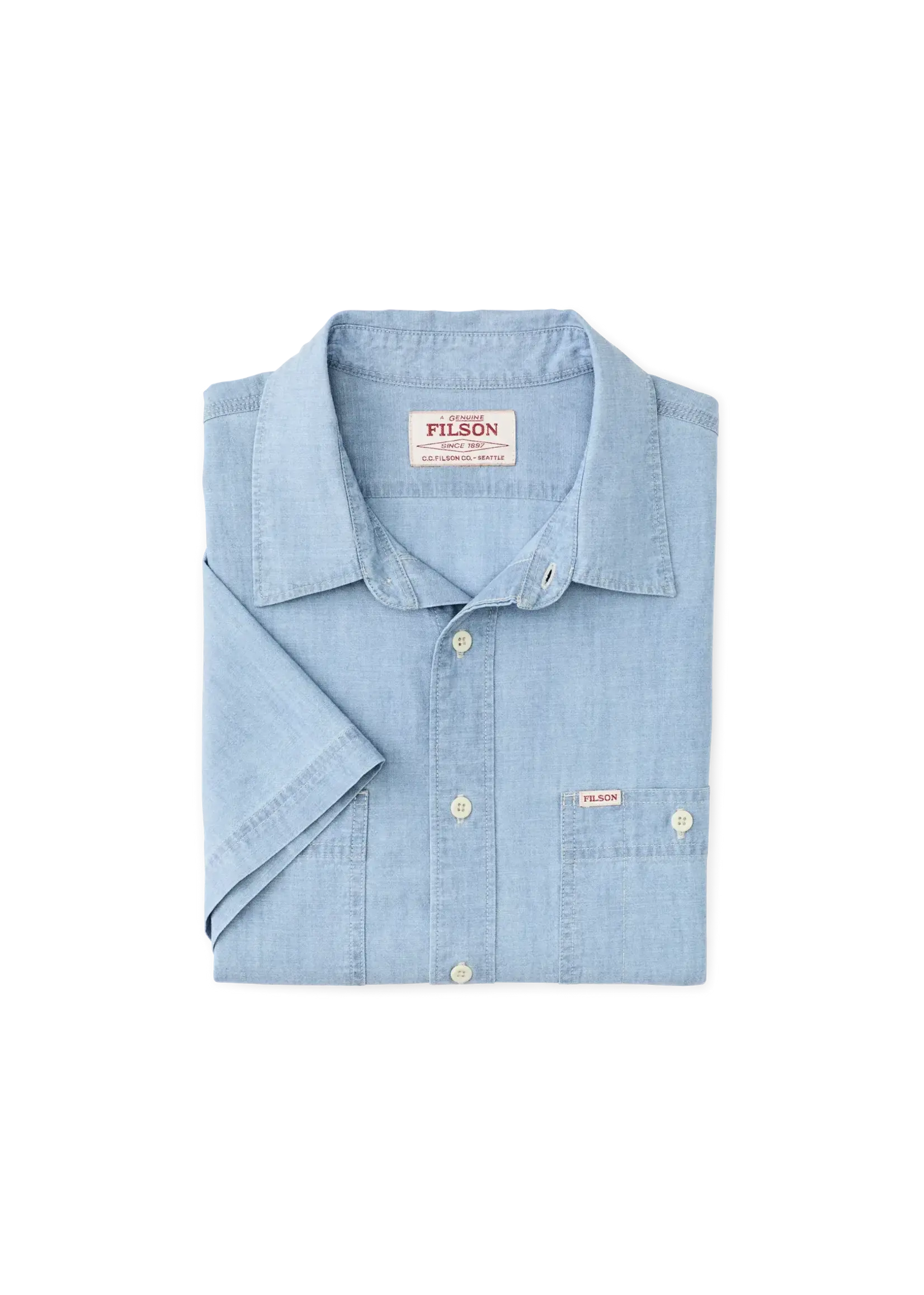 Filson Filson No. 20248774 Short Sleeve Chambray Shirt