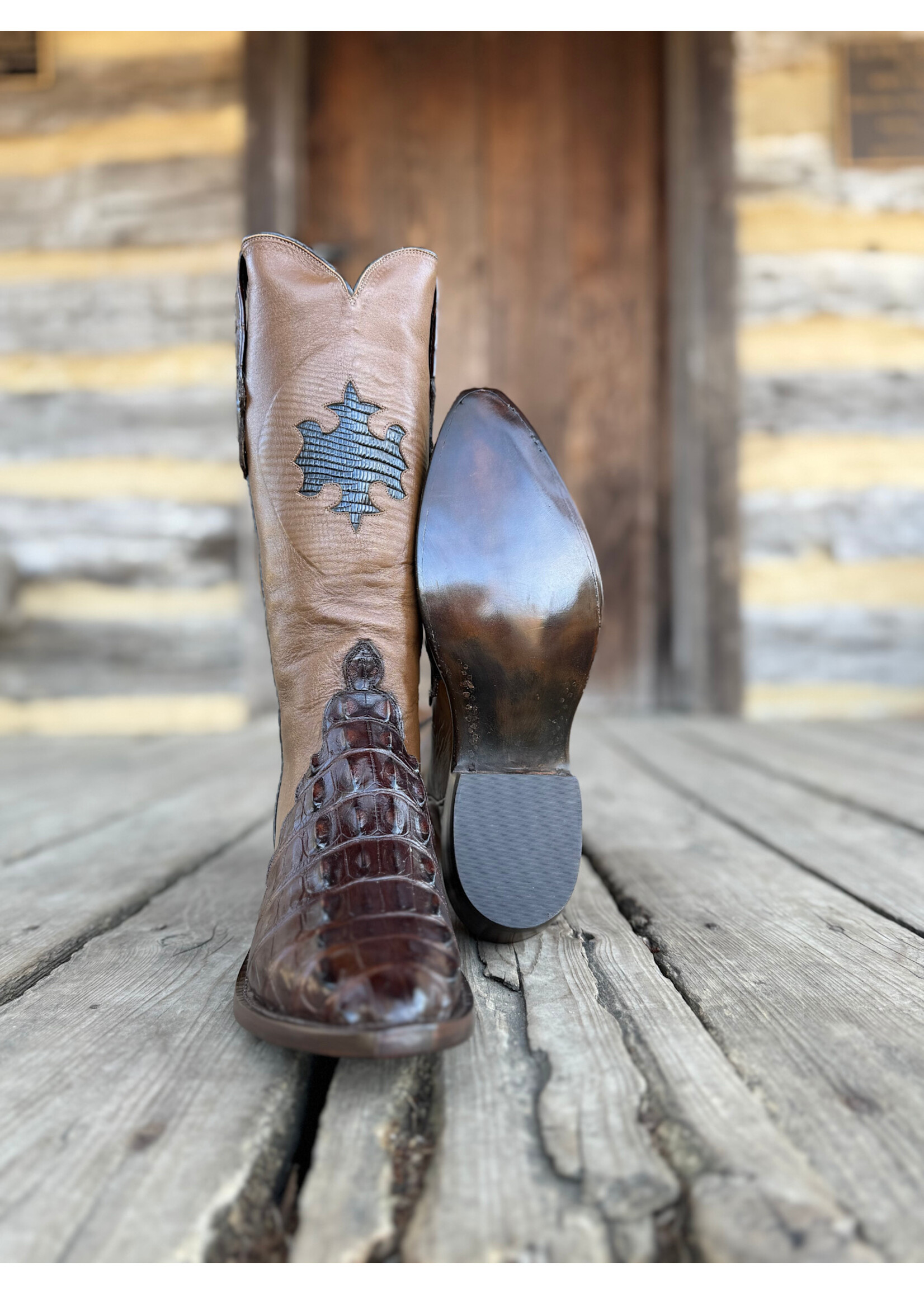 Hewlett & Dunn Hewlett & Dunn No. HD503 Brown Gator Tail Triad 8 B