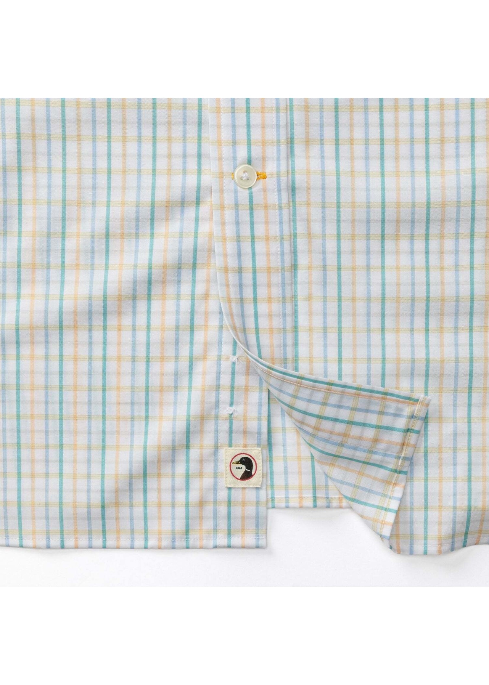 Duck Head Duck Head No. D11357 Mens Long Sleeve Gaston Plaid Performance Poplin
