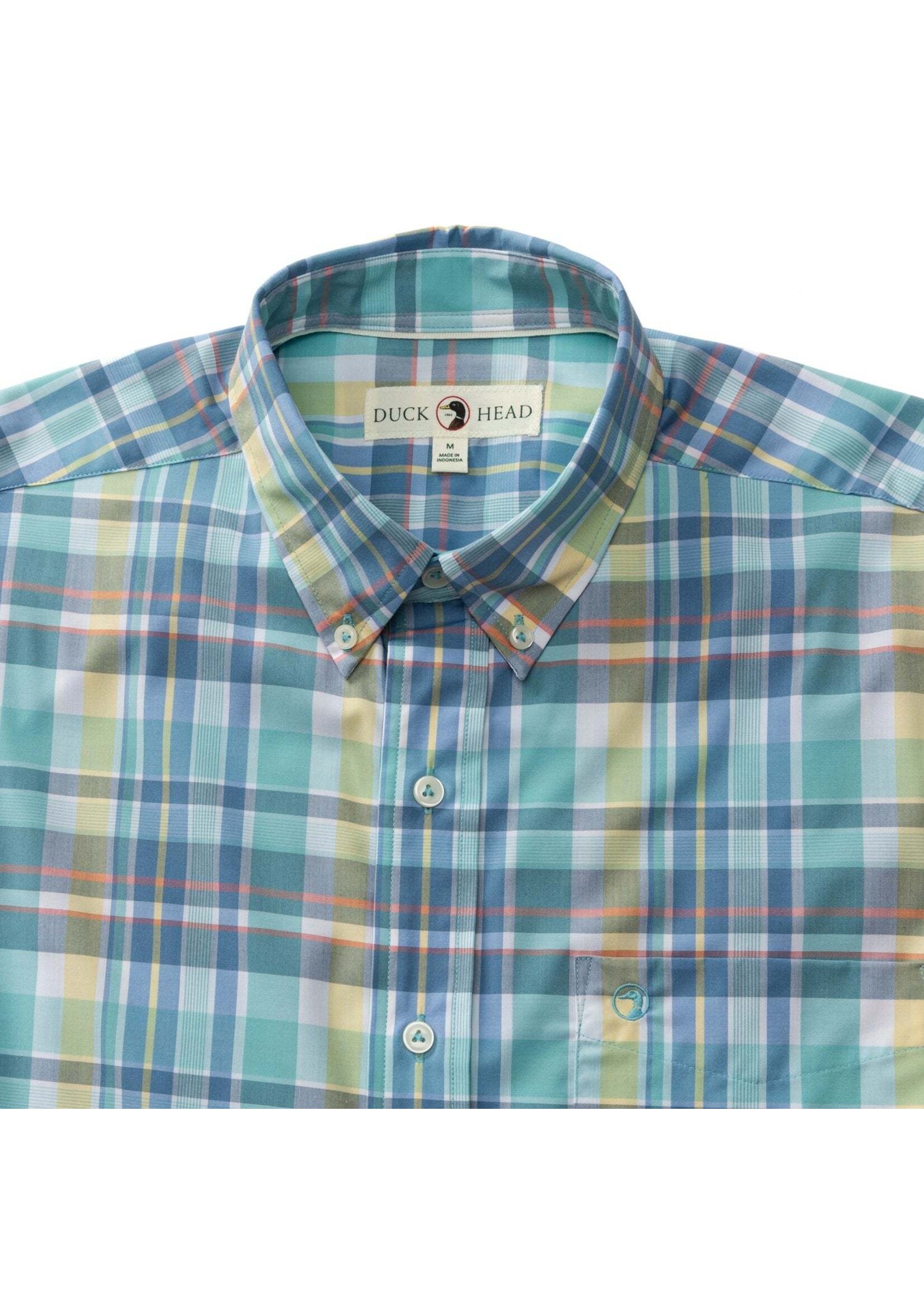 Duck Head Duck Head No. D11394 Performance Poplin Sport Shirt Paige Plaid