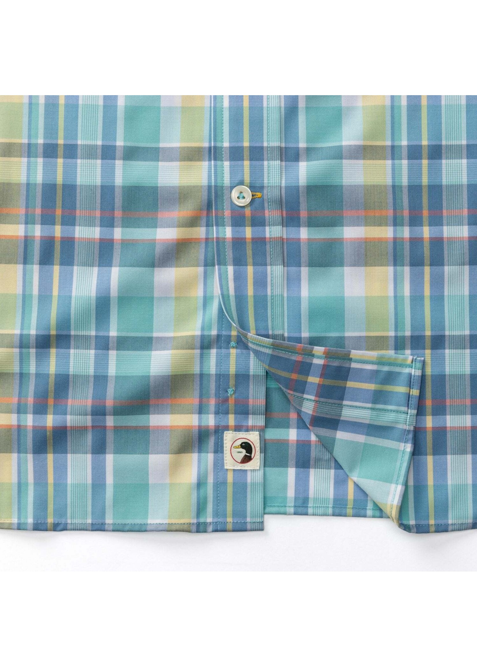 Duck Head Duck Head No. D11394 Performance Poplin Sport Shirt Paige Plaid