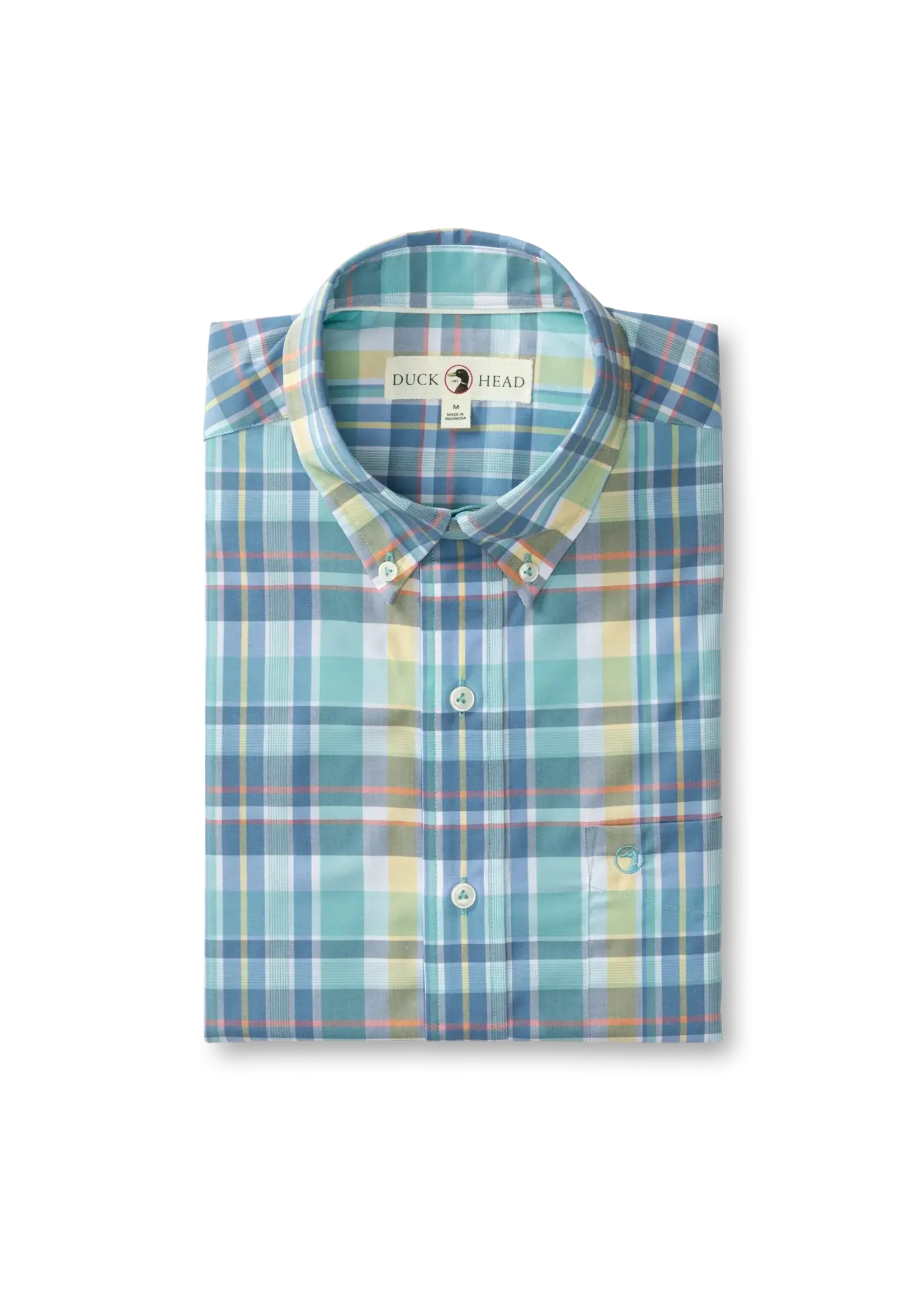 Duck Head Duck Head No. D11394 Performance Poplin Sport Shirt Paige Plaid