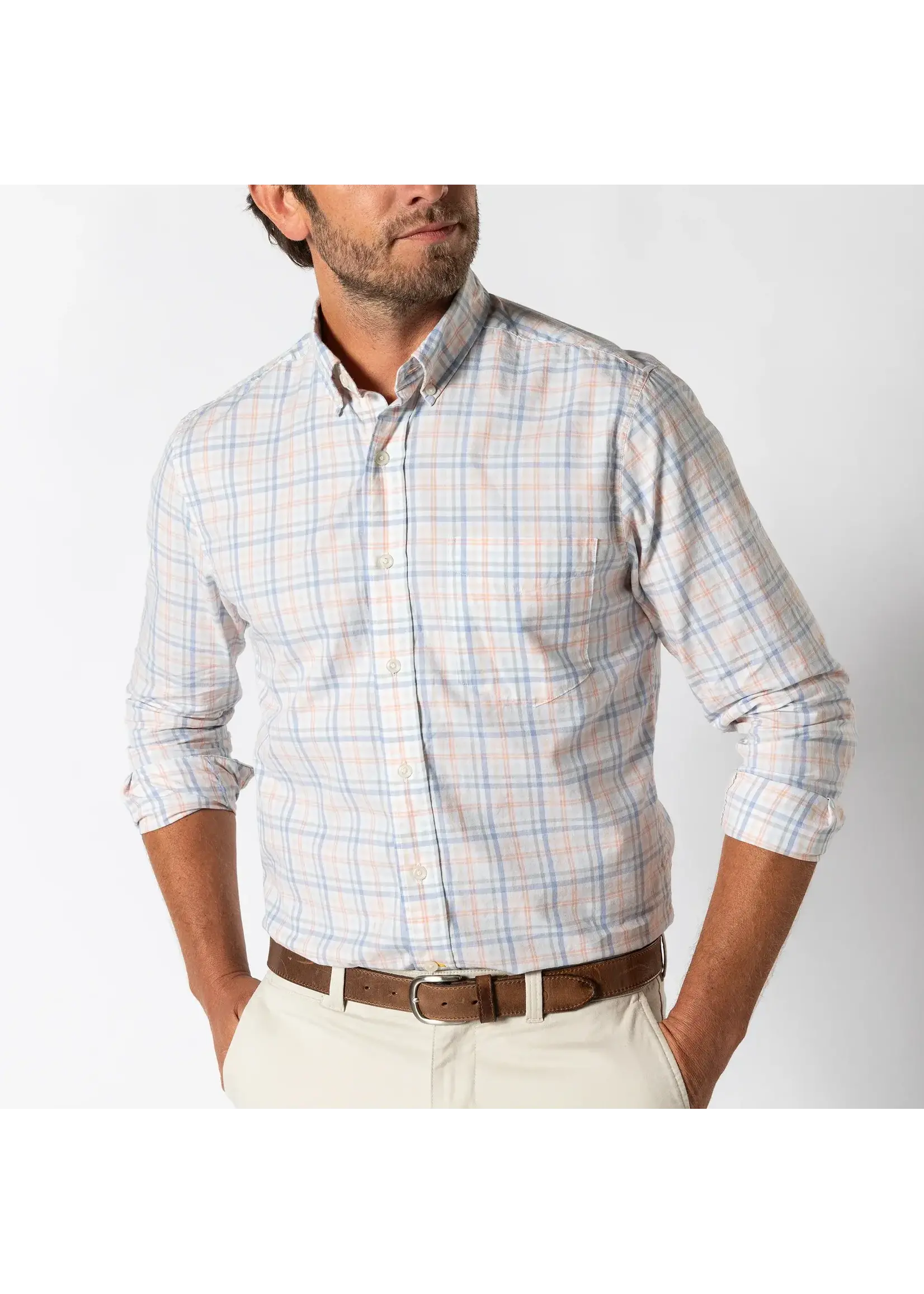 Duck Head Duck Head No. D11391 Cotton Twill Sport Shirt Winston Plaid