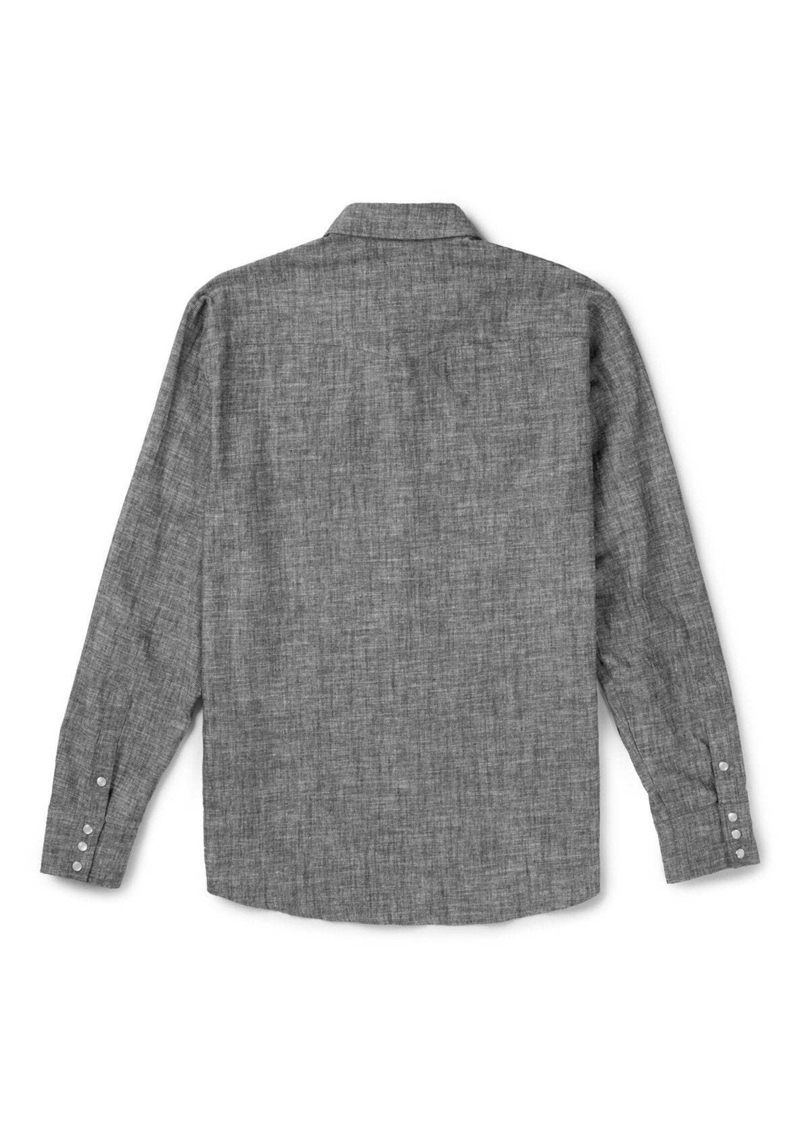 Seager Seager Reagan Washed Hemp Pearl Snap Shirt