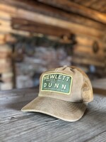 Hewlett & Dunn Hewlett & Dunn Patch Trucker Hat Waxed Canvas