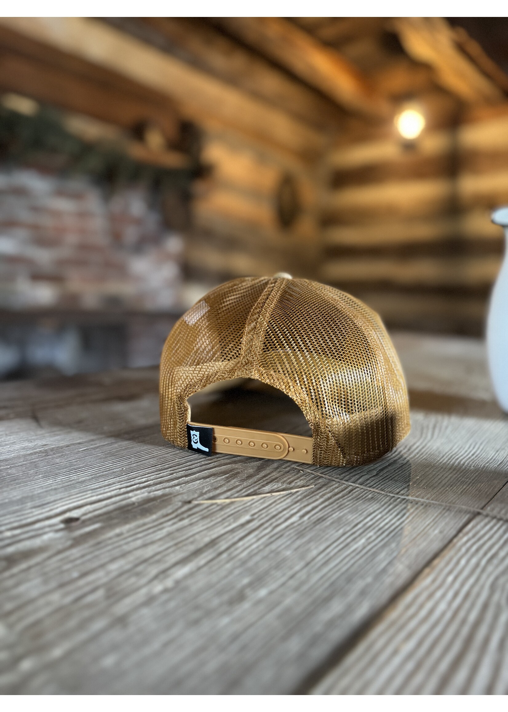 Hewlett & Dunn Hewlett & Dunn Patch Trucker Hat Waxed Canvas