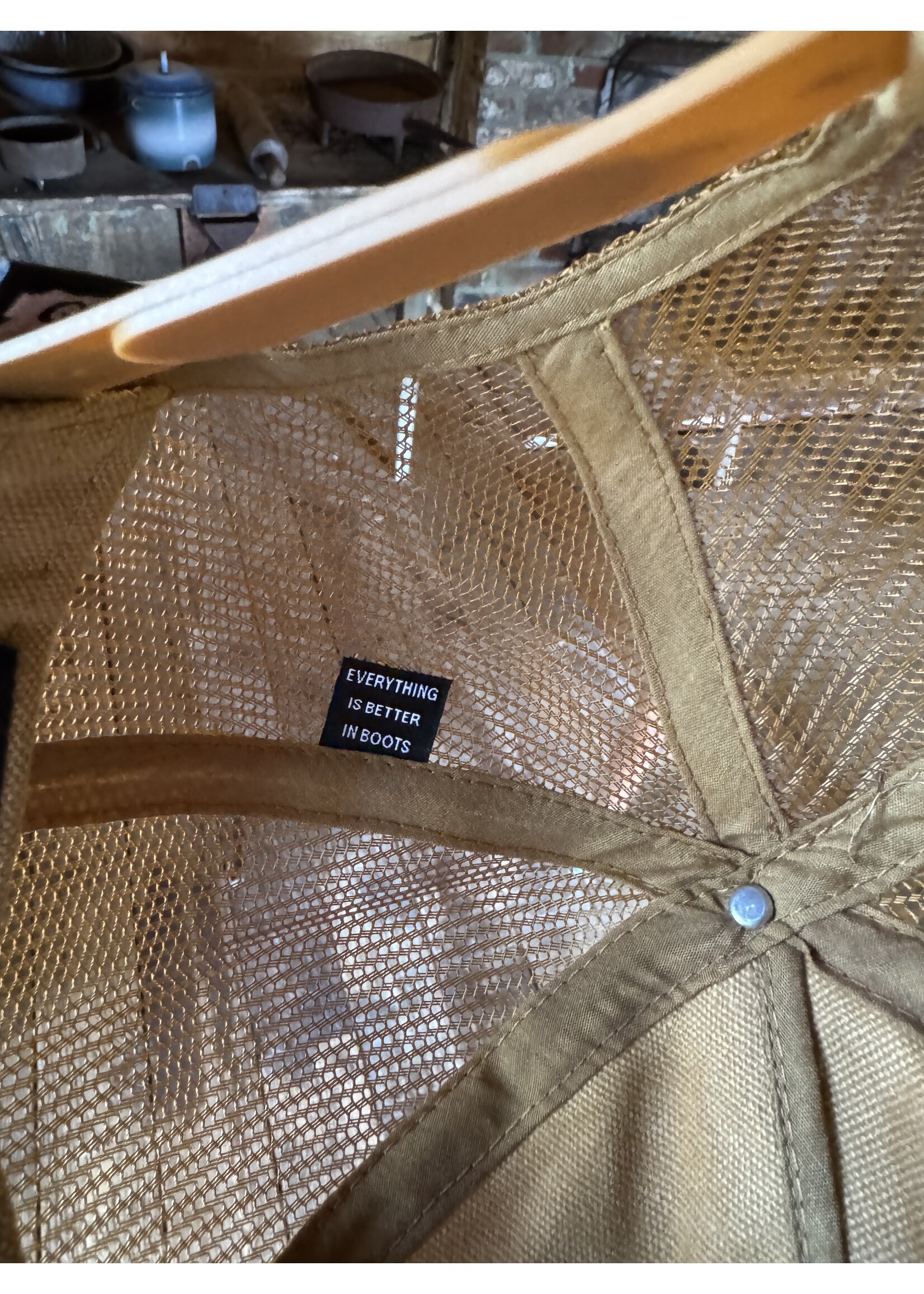 Hewlett & Dunn Hewlett & Dunn Patch Trucker Hat Waxed Canvas