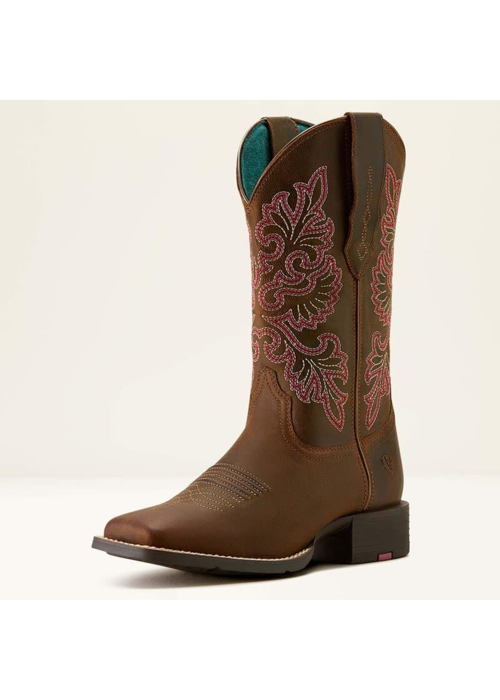 Ariat Ariat No. 10064078 Women's Round  Up Wide Square Toe Stretch Fit