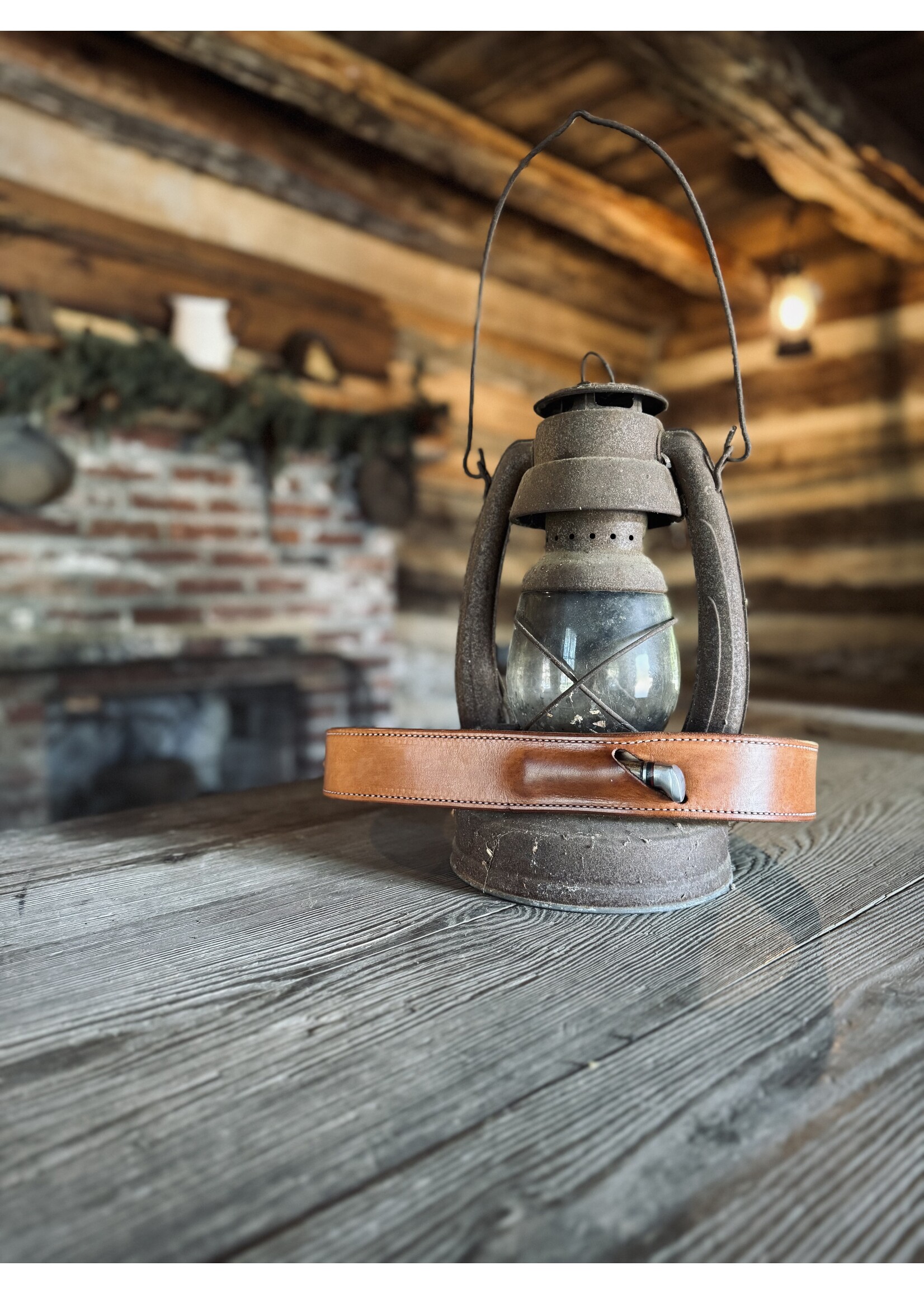 Moss Saddle Shop Hewlett & Dunn X Moss Saddle Shop   Saddle Leather Knife Belt