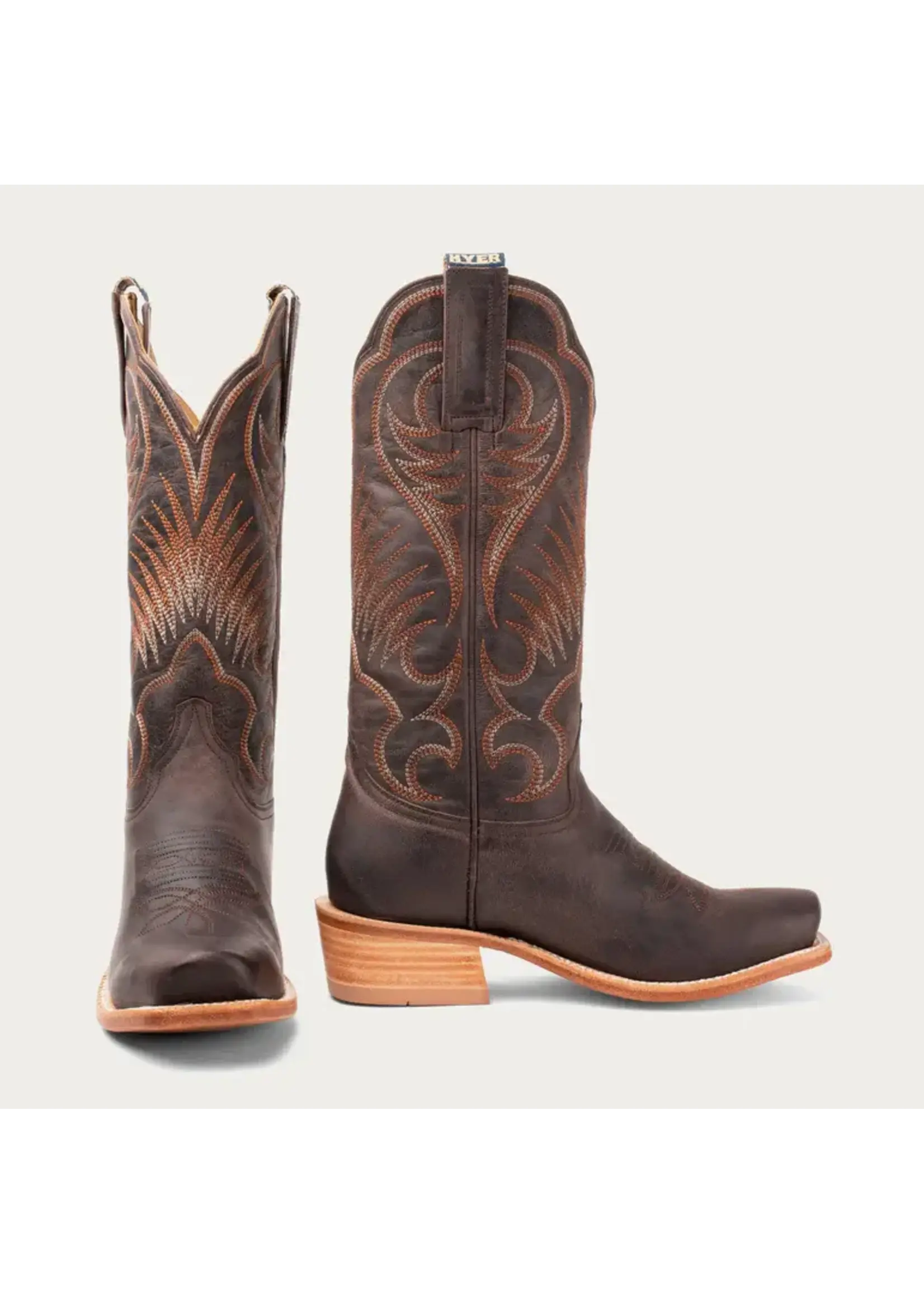Hyer Hyer No. HW42016 Leawood Chocolate Goat Boots