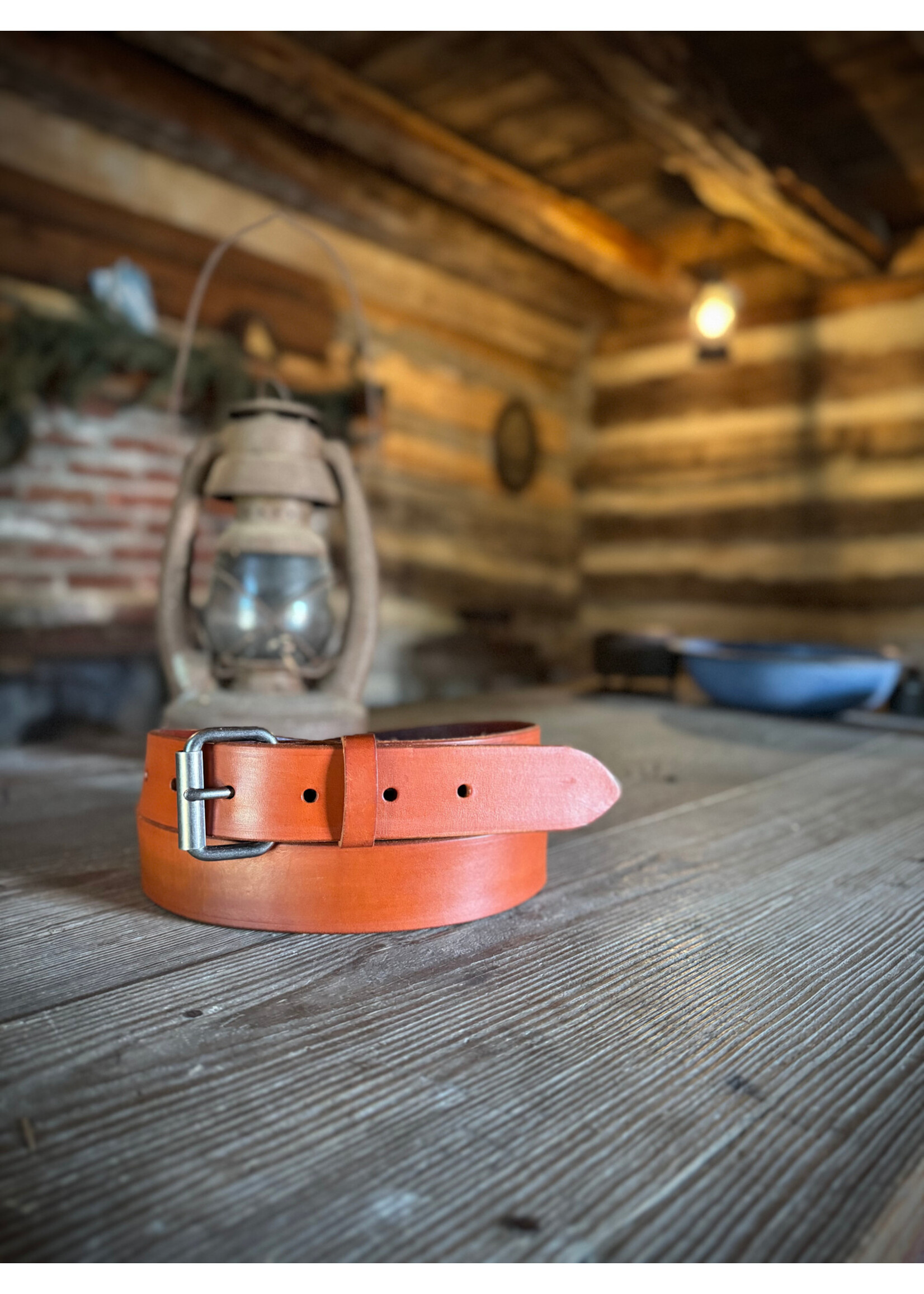 Moss Saddle Shop Hewlett & Dunn X Moss Saddle Shop Handmade Leather Belt