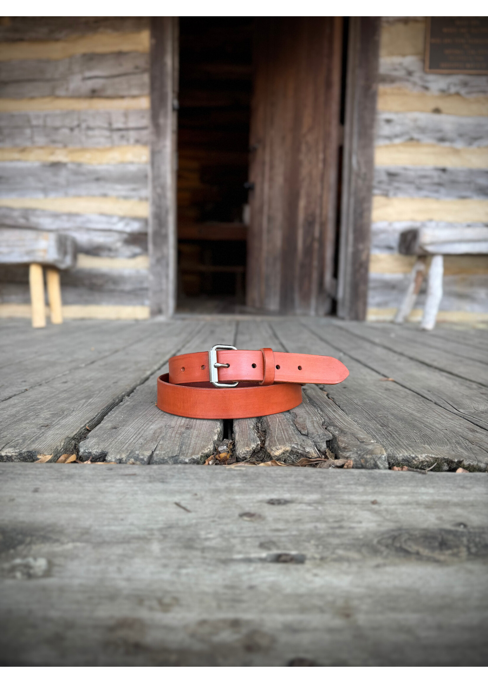 Moss Saddle Shop Hewlett & Dunn X Moss Saddle Shop Handmade Leather Belt