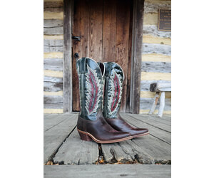 Laredo No. 20029 Ladies Cadence Brown Snip - Hewlett & Dunn