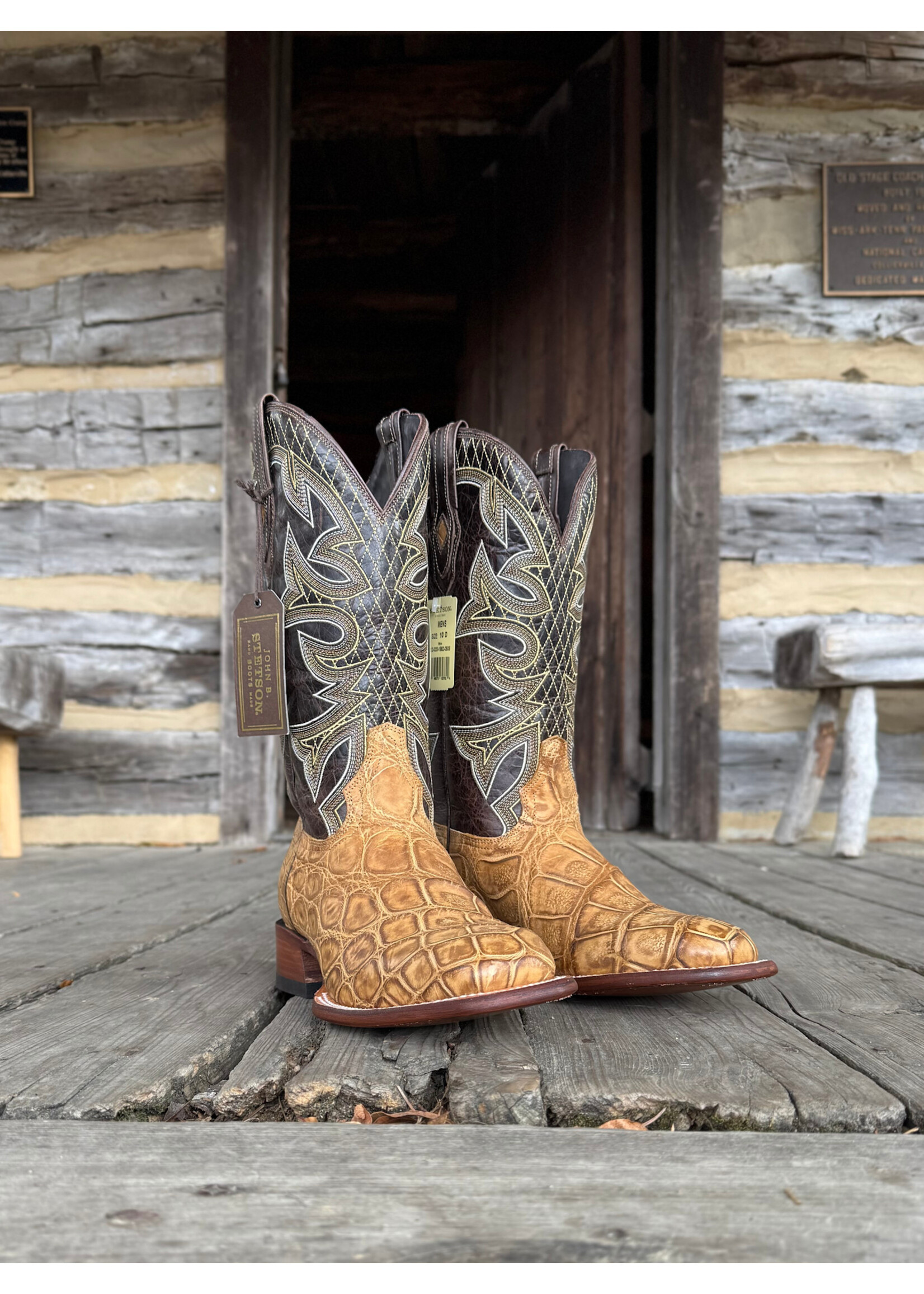 Stetson John B. Stetson No. 12-020-1852-0508 Nubuck Alligator