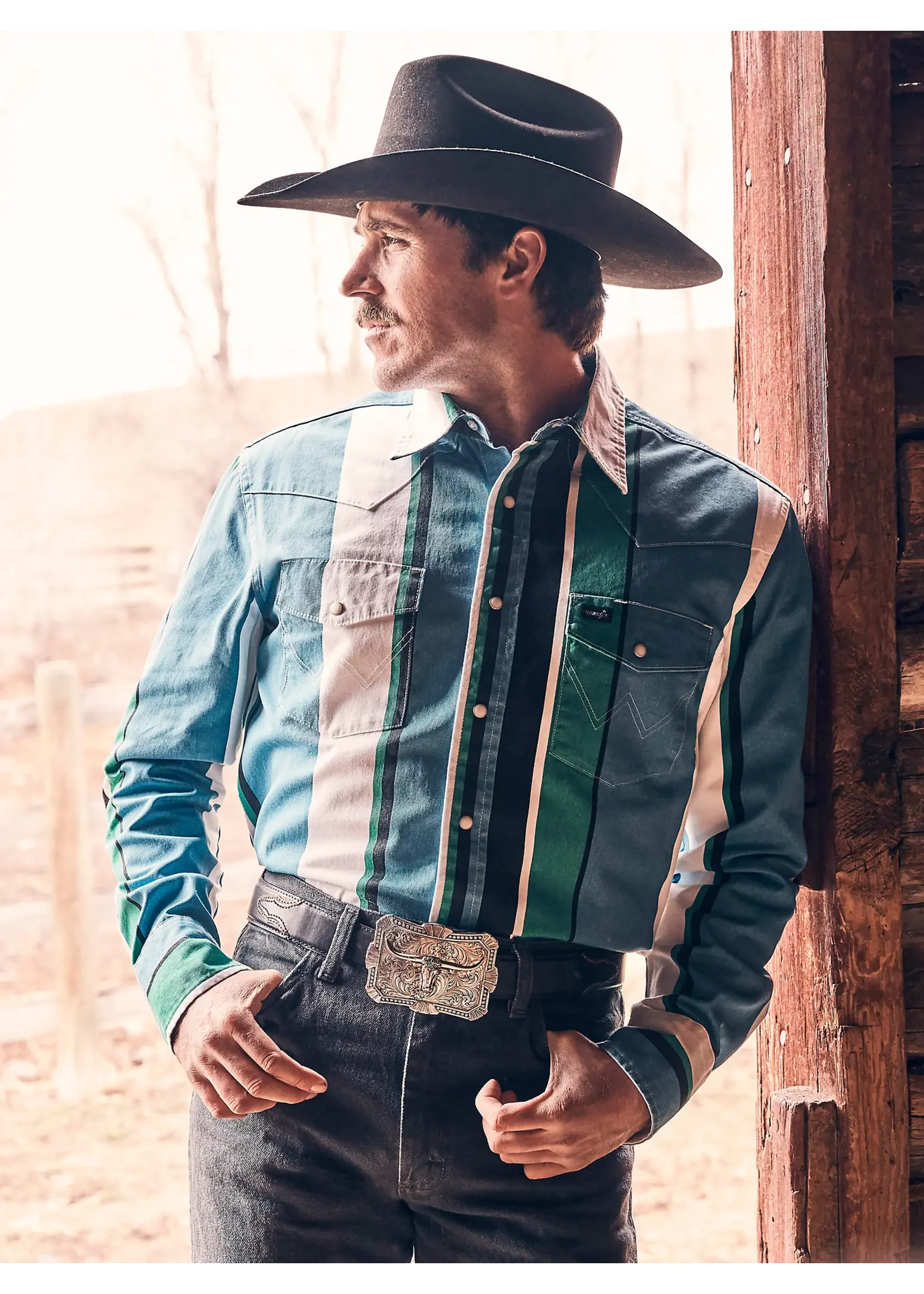 Wrangler Wrangler Long Sleeve Brushpopper Shirt