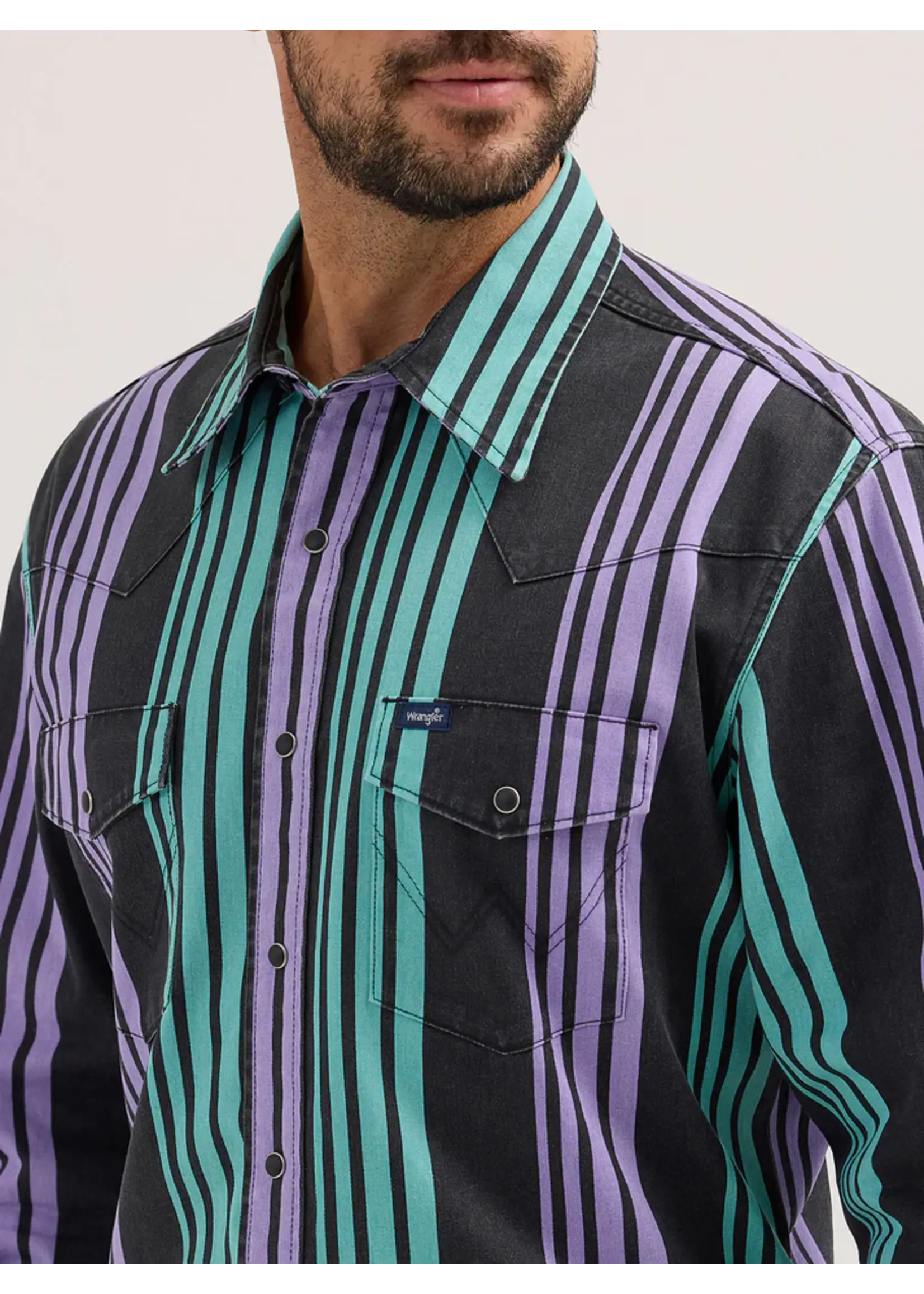 Wrangler Wrangler Long Sleeve Brushpopper Shirt