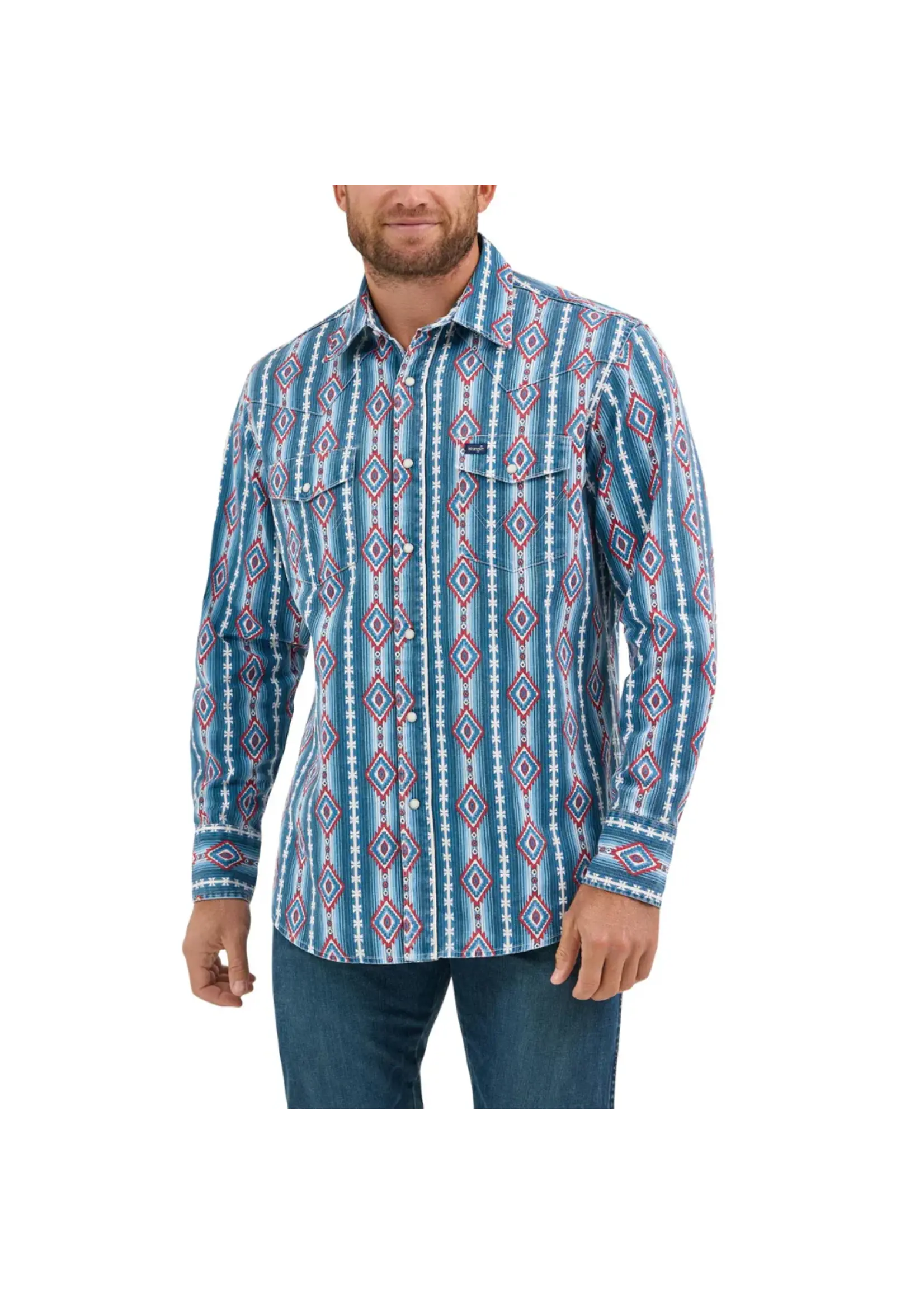 Wrangler Wrangler Long Sleeve Brushpopper Shirt