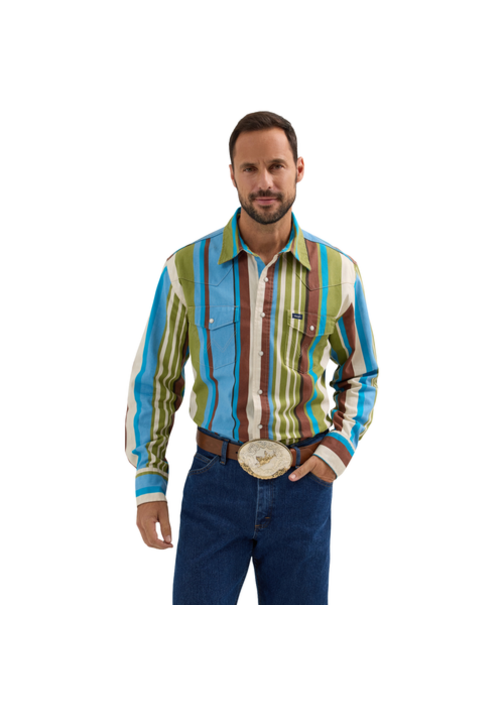 Wrangler Wrangler Long Sleeve Brushpopper Shirt