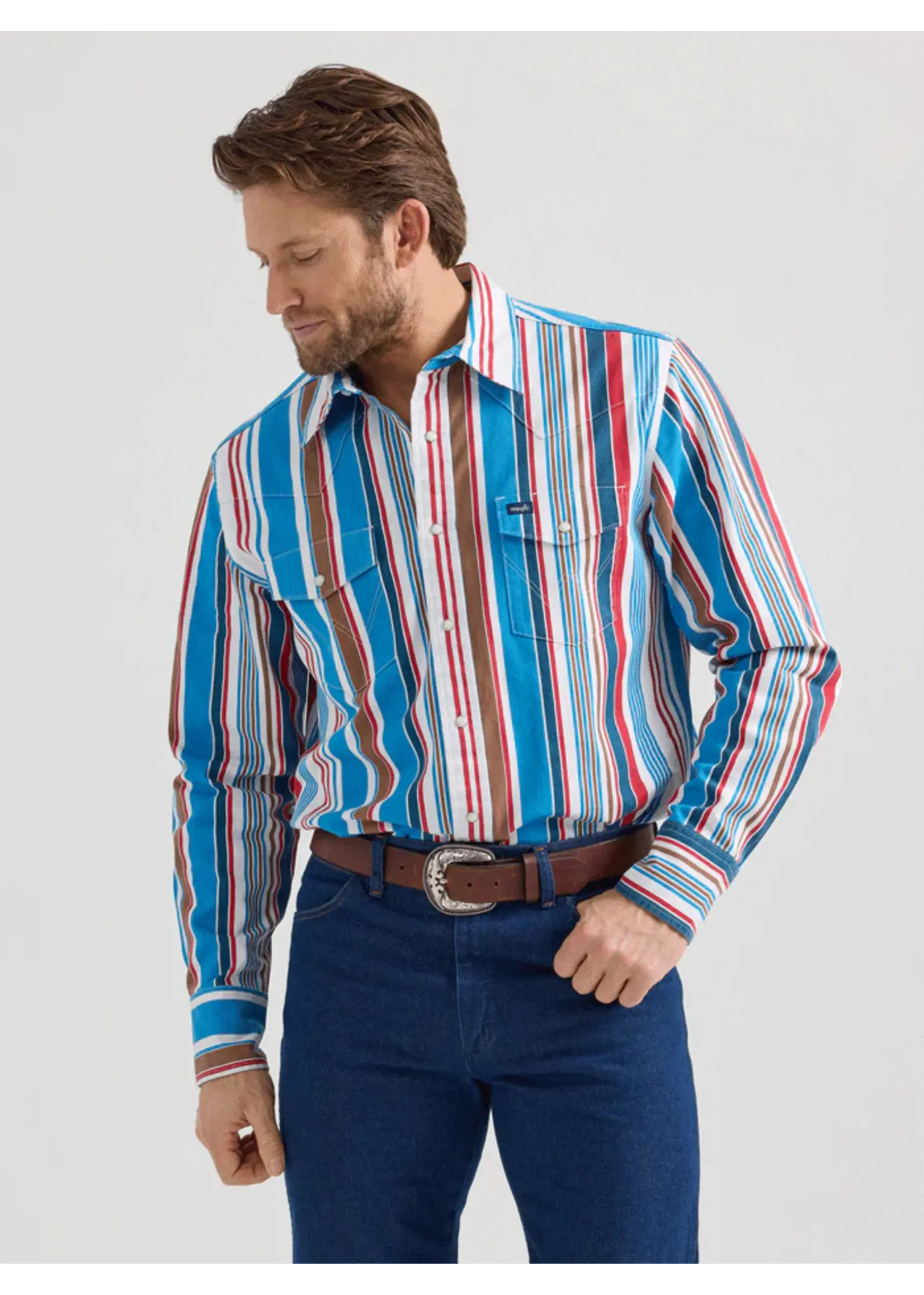 Wrangler Wrangler Long Sleeve Brushpopper Shirt