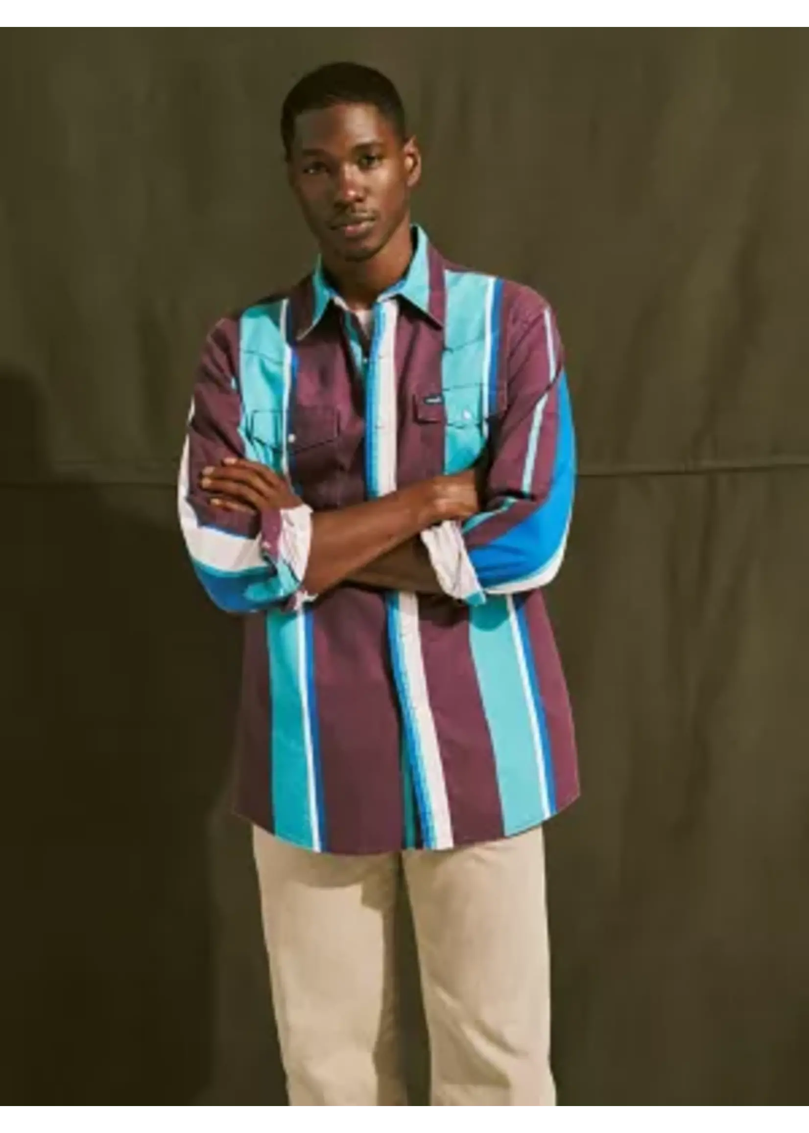 Wrangler Wrangler Long Sleeve Brushpopper Shirt