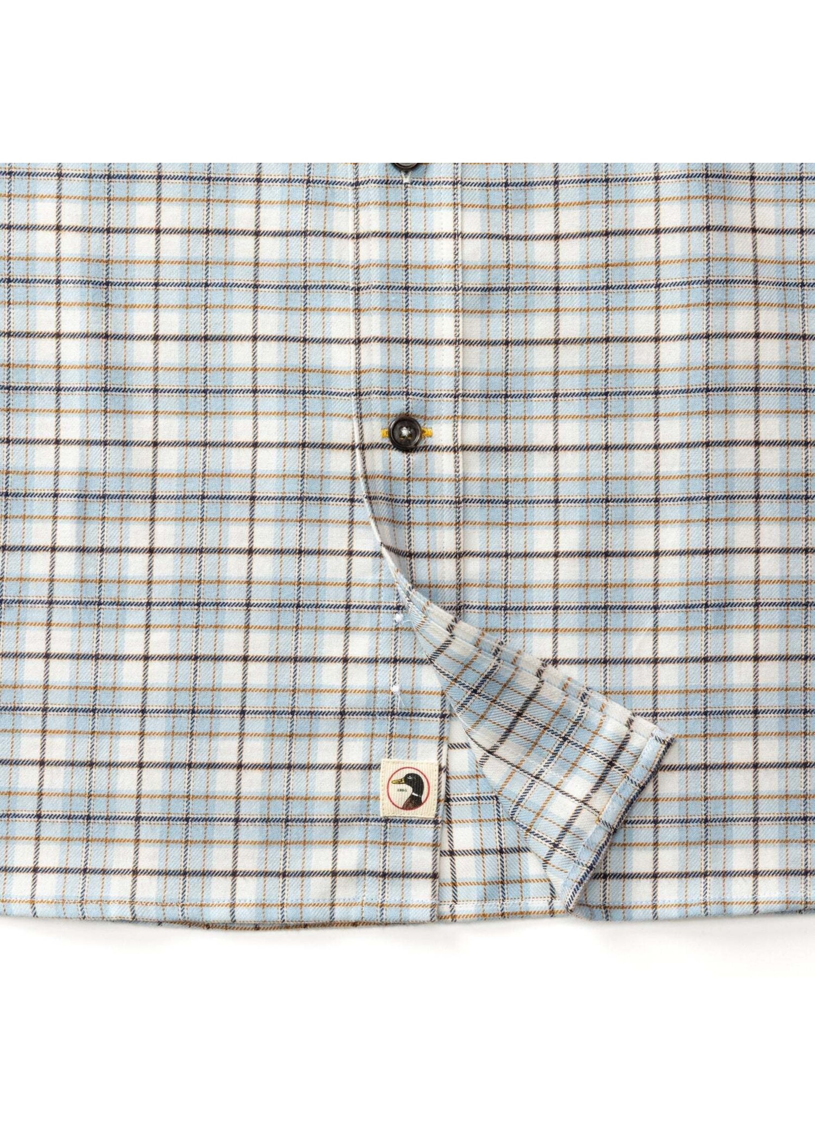 Duck Head Duck Head No. D11463  Layne Plaid Cotton Flannel Sport Shirt