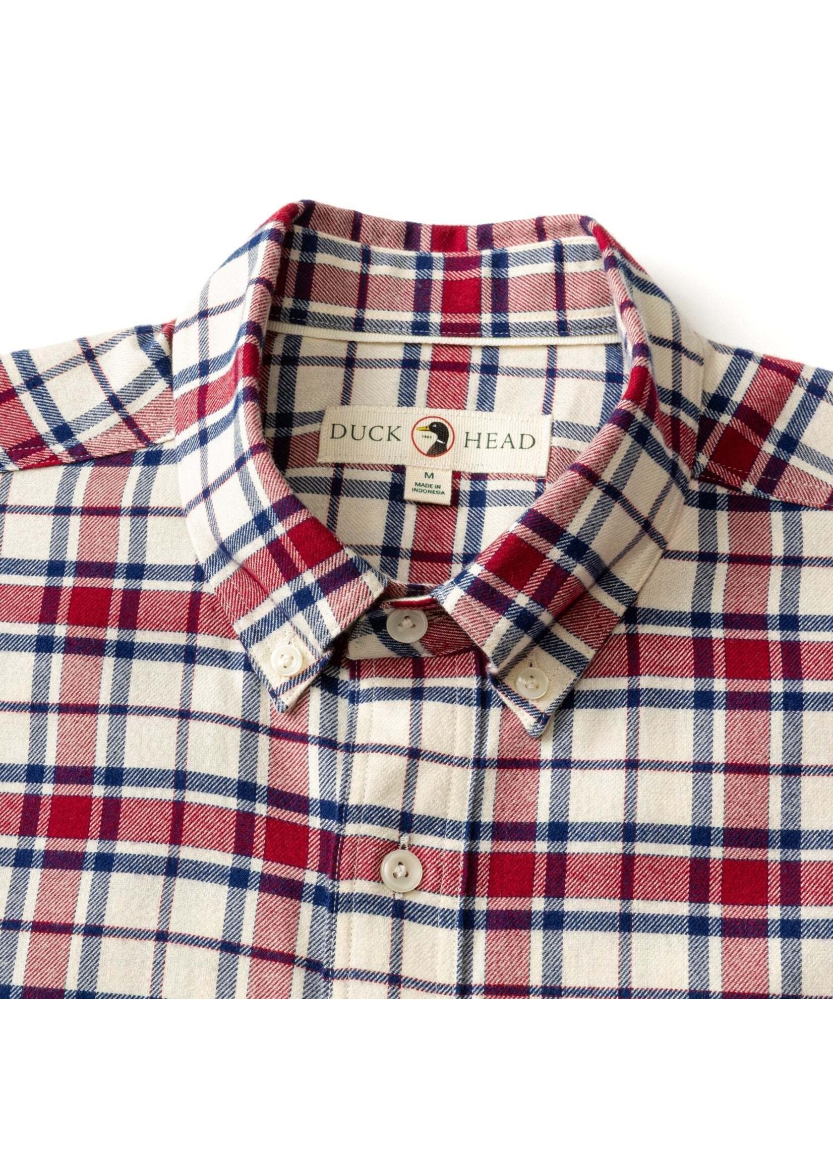 Duck Head Duck Head No. D11466 Bradner Plaid Cotton Flannel Sport Shirt