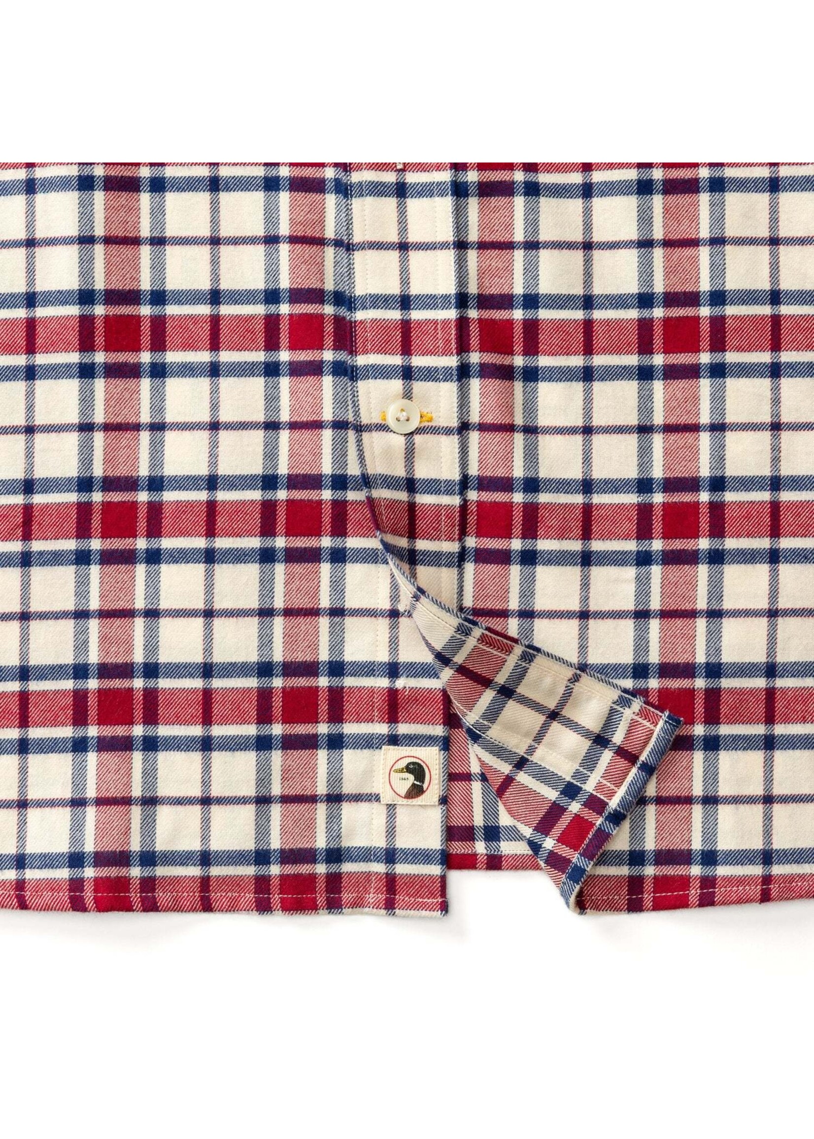 Duck Head Duck Head No. D11466 Bradner Plaid Cotton Flannel Sport Shirt