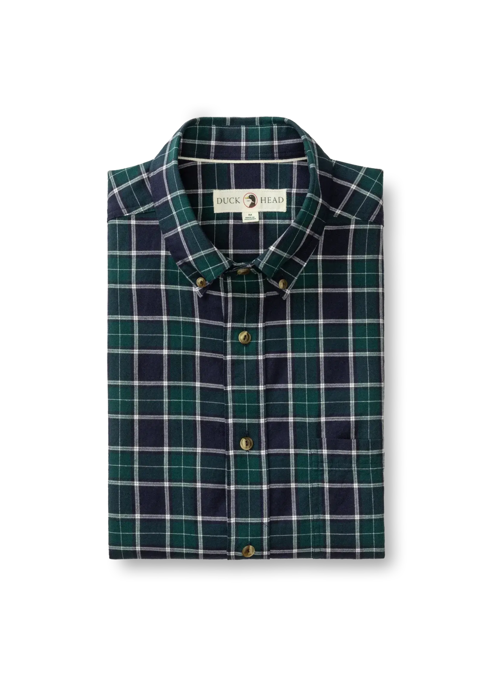 Duck Head Duck Head No. D11459 Pickens Plaid Cotton Wool Sport Shirt