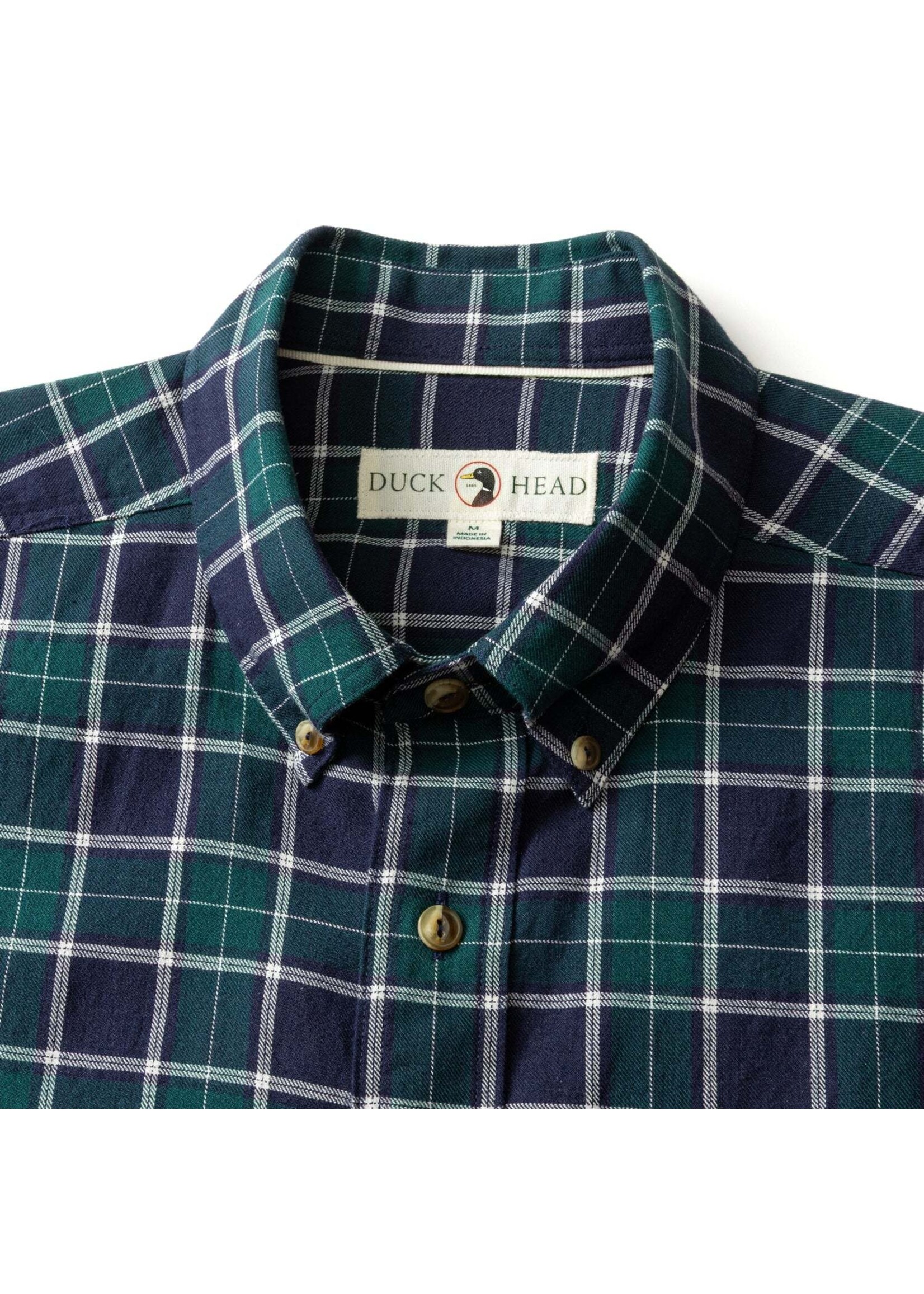 Duck Head Duck Head No. D11459 Pickens Plaid Cotton Wool Sport Shirt