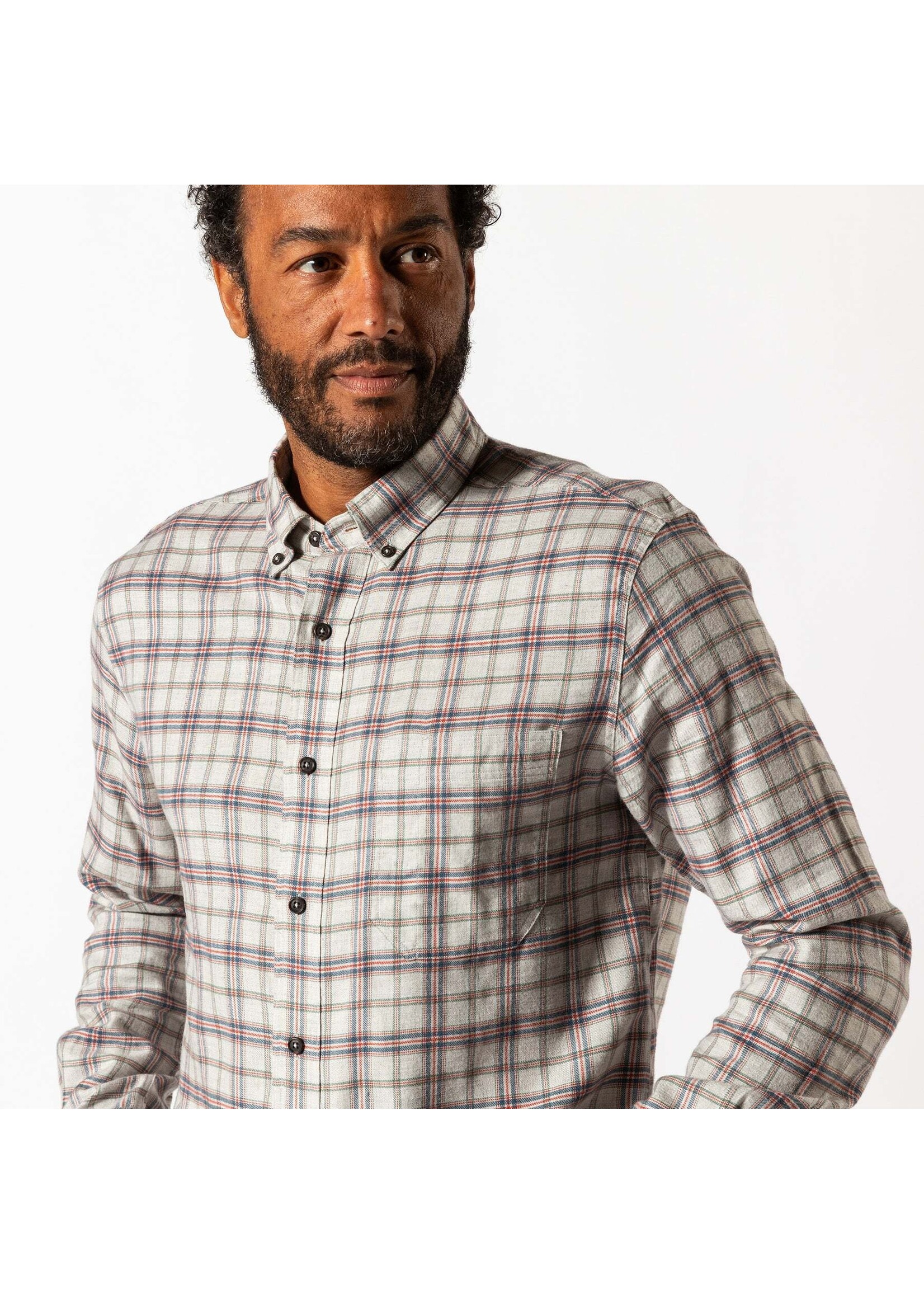 Duck Head Duck Head No. D11468 Malcolm Plaid Cotton Flannel Sport Shirt