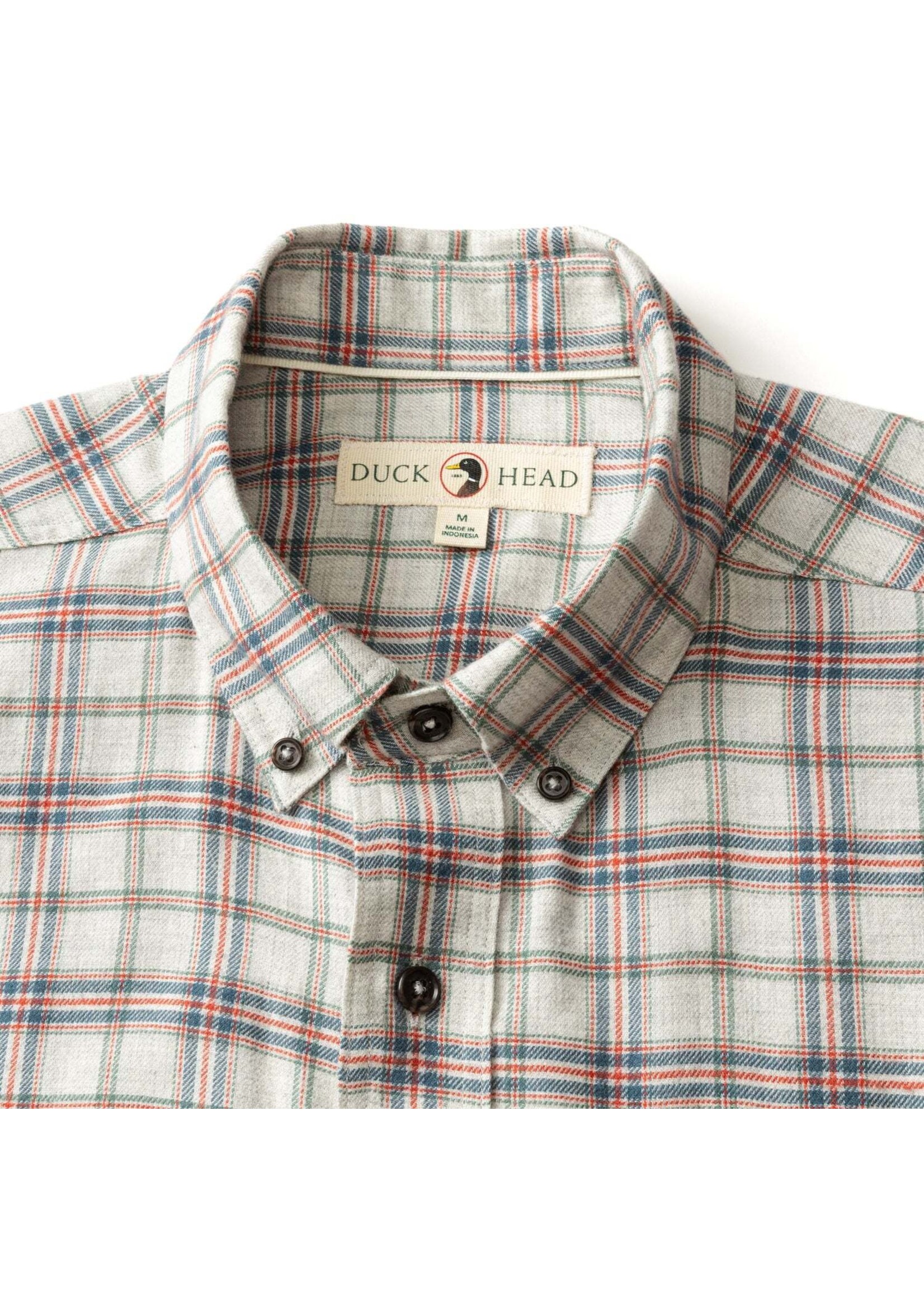 Duck Head Duck Head No. D11468 Malcolm Plaid Cotton Flannel Sport Shirt