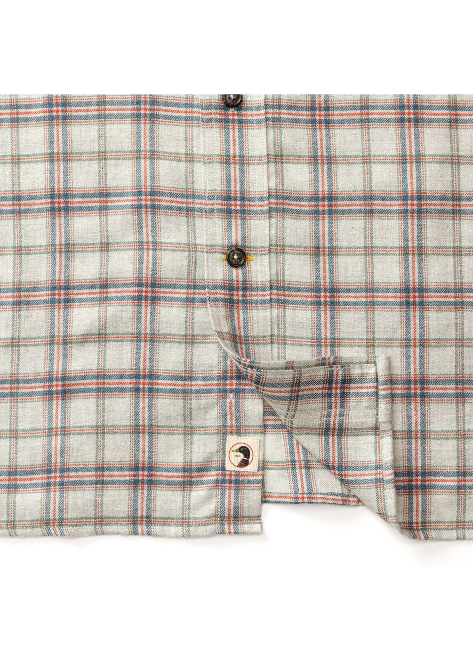 Duck Head Duck Head No. D11468 Malcolm Plaid Cotton Flannel Sport Shirt