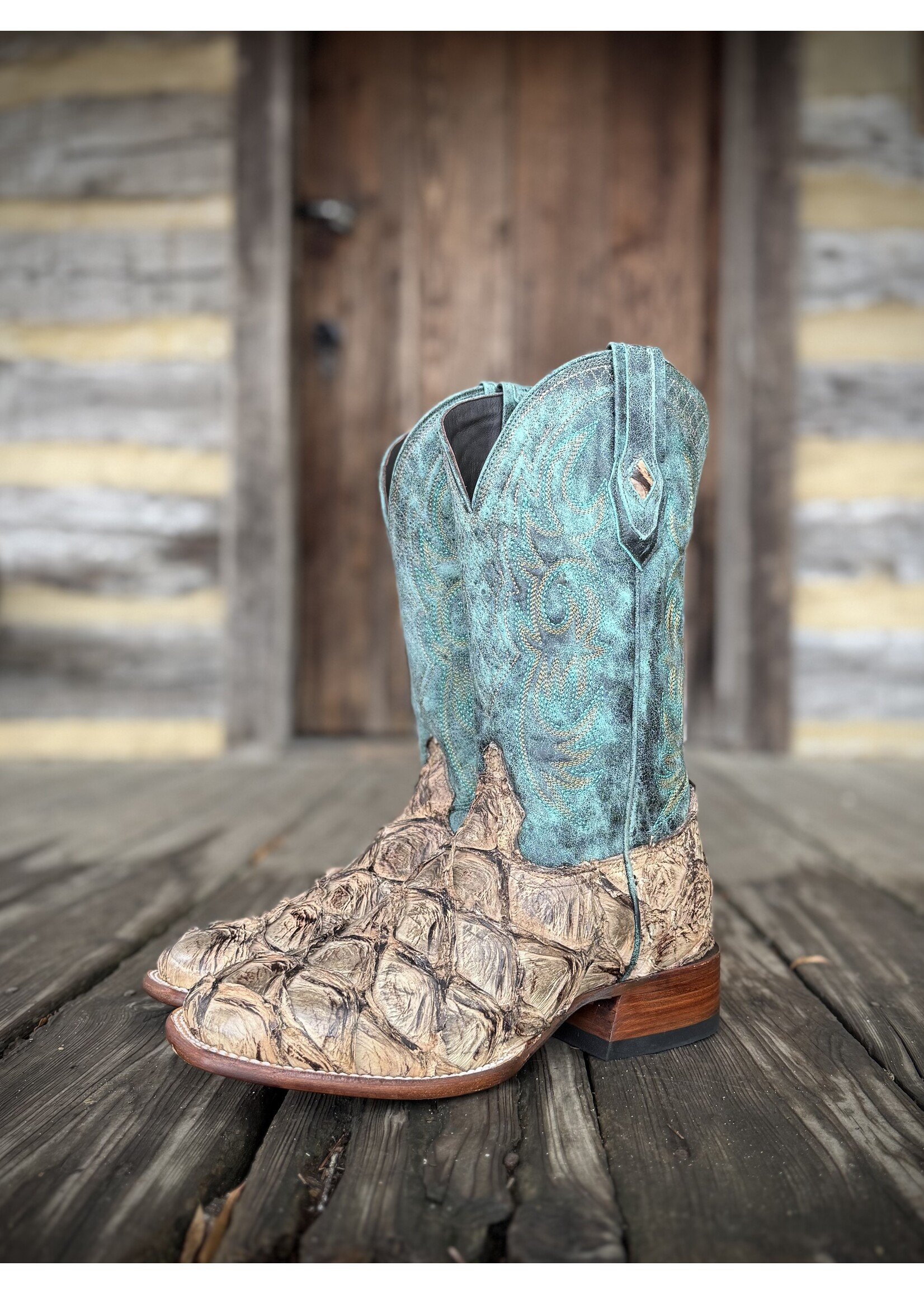 Stetson John B Stetson No. 12-020-1852-0600 Tan Amazon Pirarucu Boots