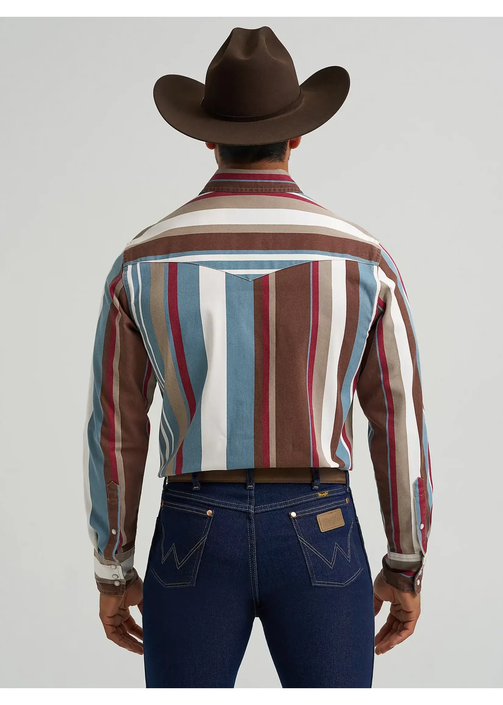 Wrangler Wrangler No. 112375204 Brushpopper Western Snap Workshirt