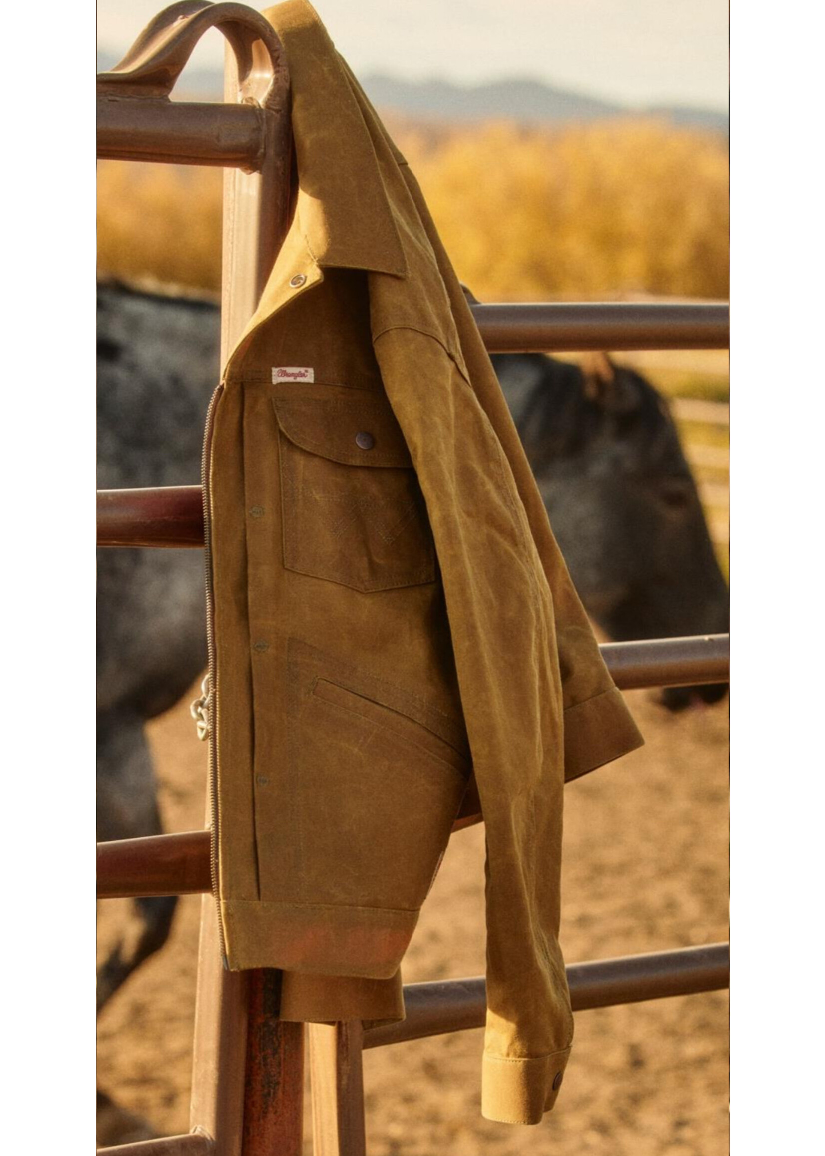 Filson Filson X Wrangler No. 112370268 Wool Lined Tin Cloth Adventure Jacket