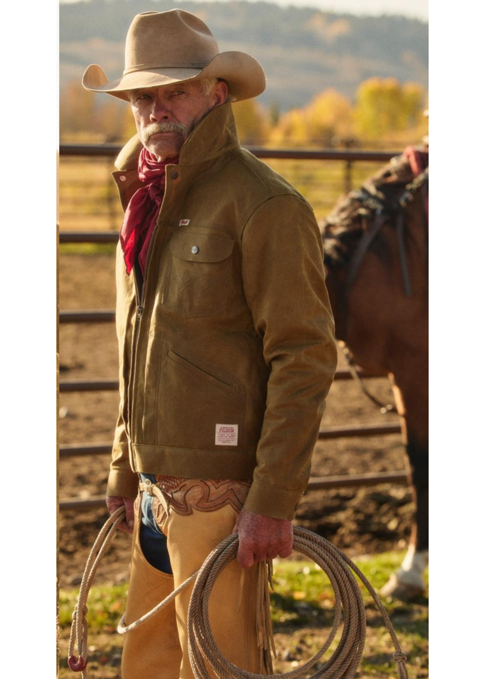 Filson Filson X Wrangler No. 112370268 Wool Lined Tin Cloth Adventure Jacket