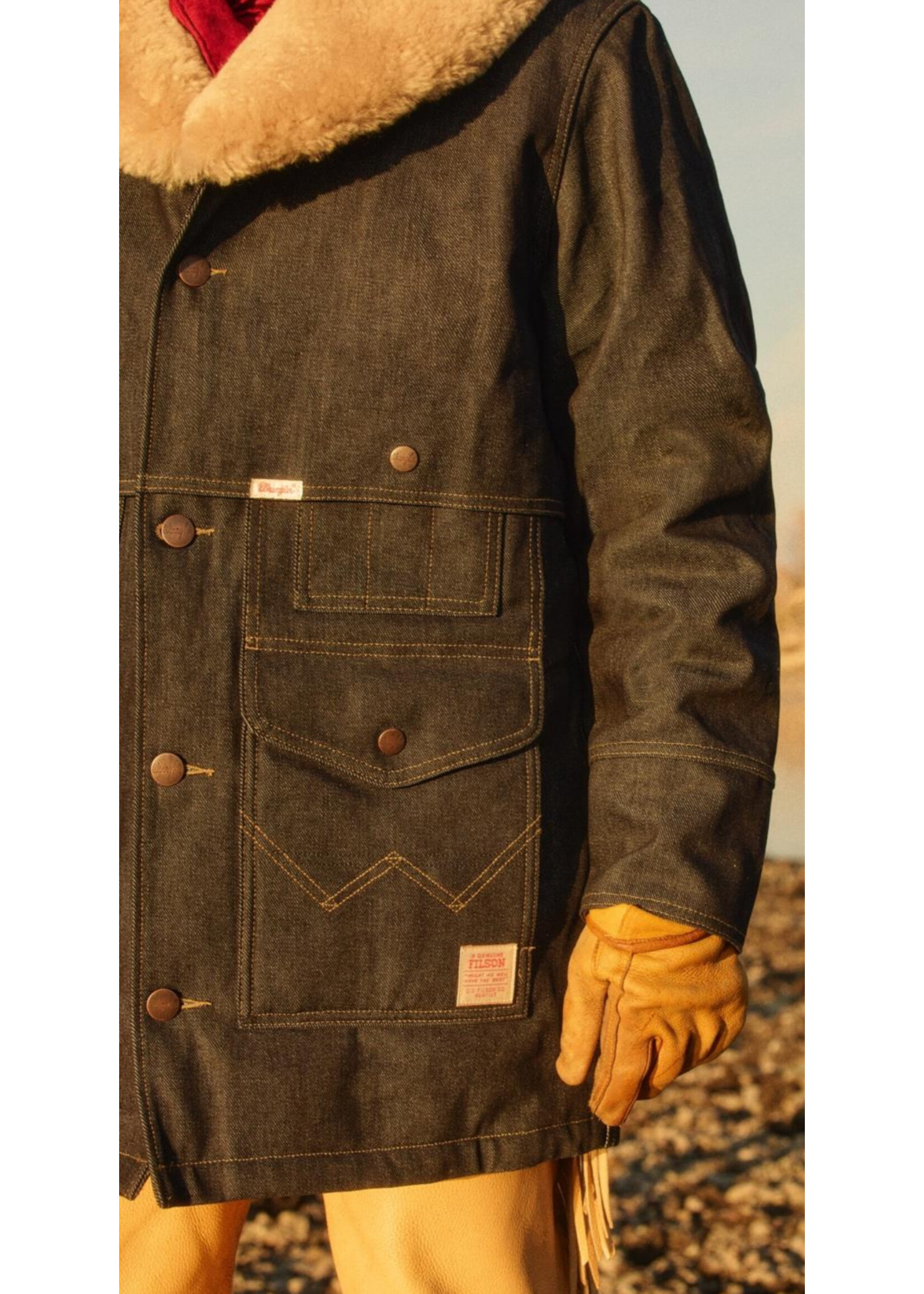 Filson Filson X Wrangler No. 112370270 Denim Packer Jacket