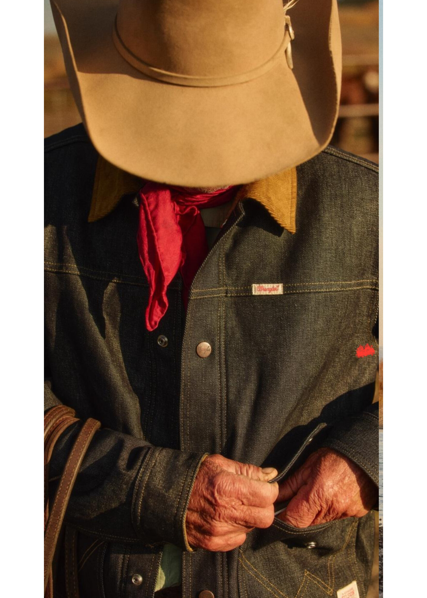 Filson Filson X Wrangler No. 112370784 Denim Work Jacket