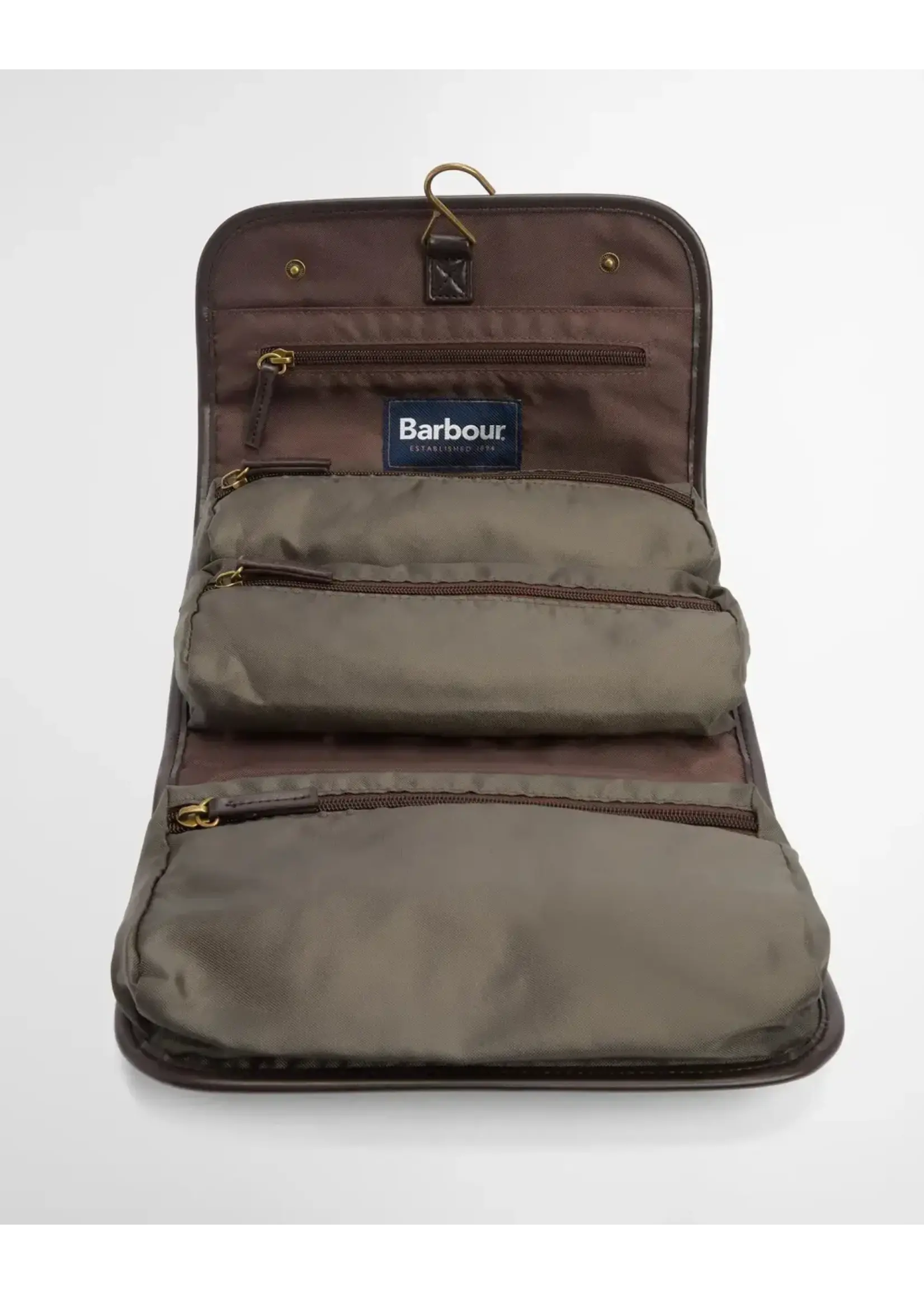 Barbour Barbour Wax Hanging Washbag