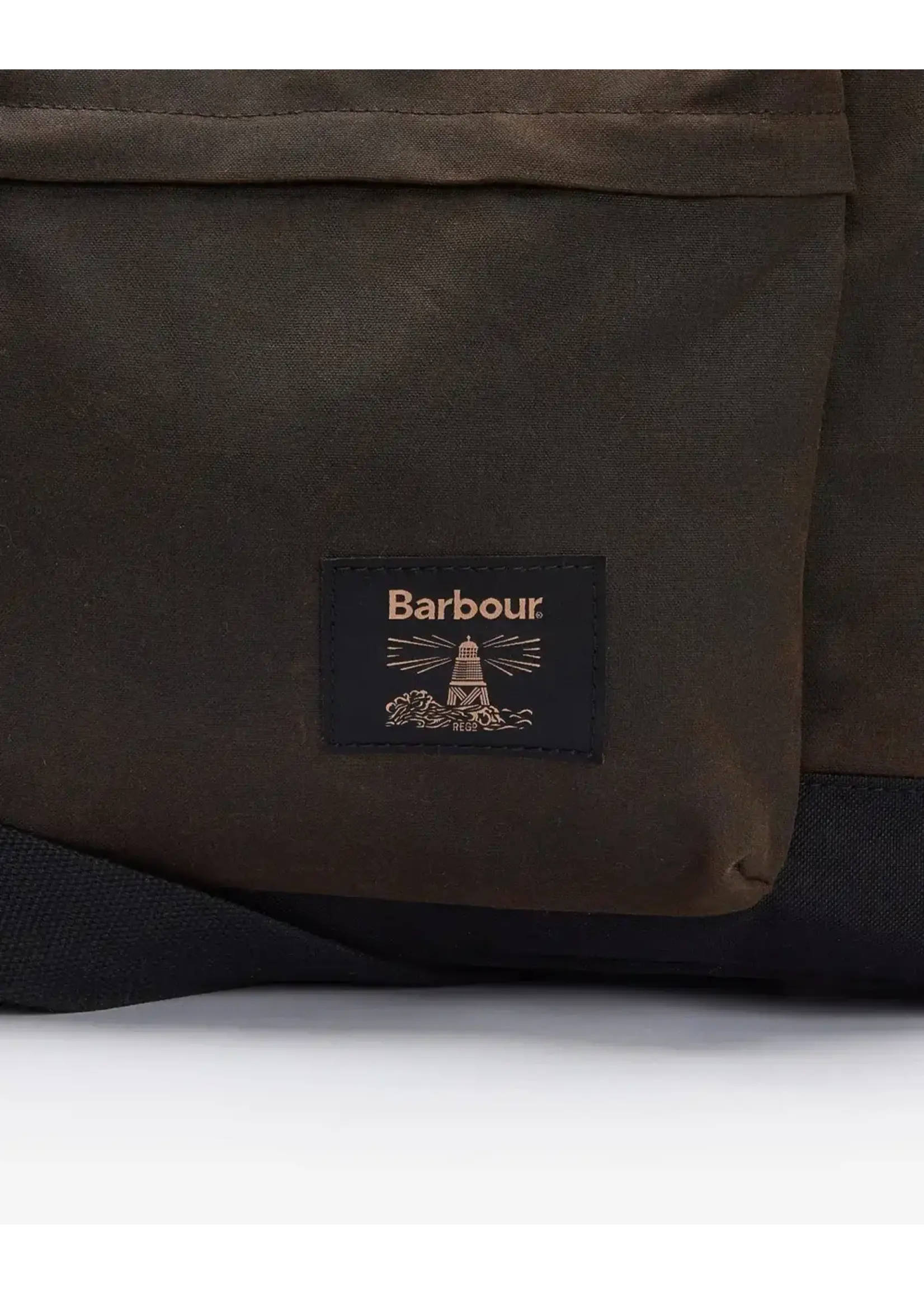 Barbour Barbour Olive Brown Field Wax Holdall