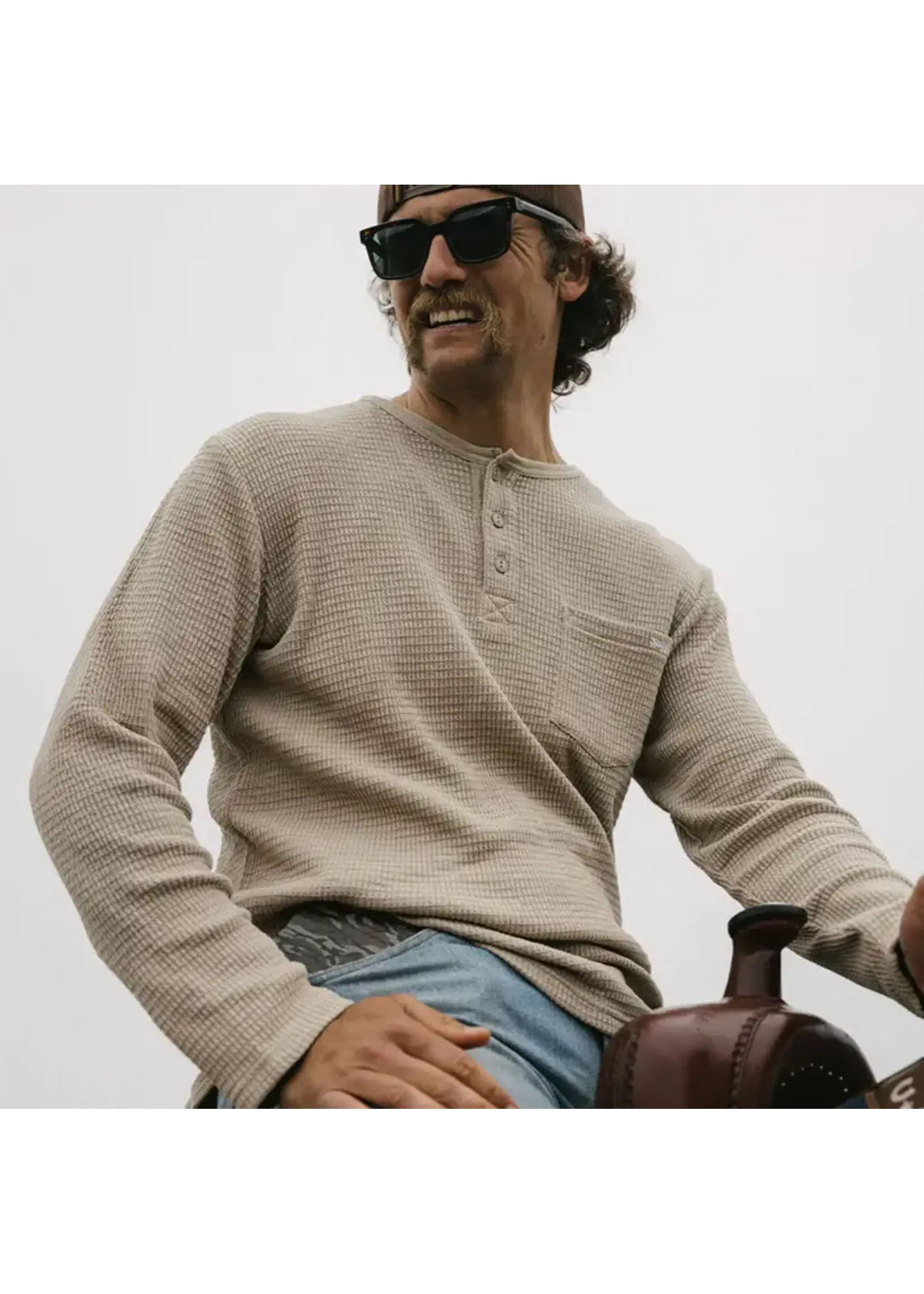 Seager Seager Sawpit Long Sleeve Thermal Henley