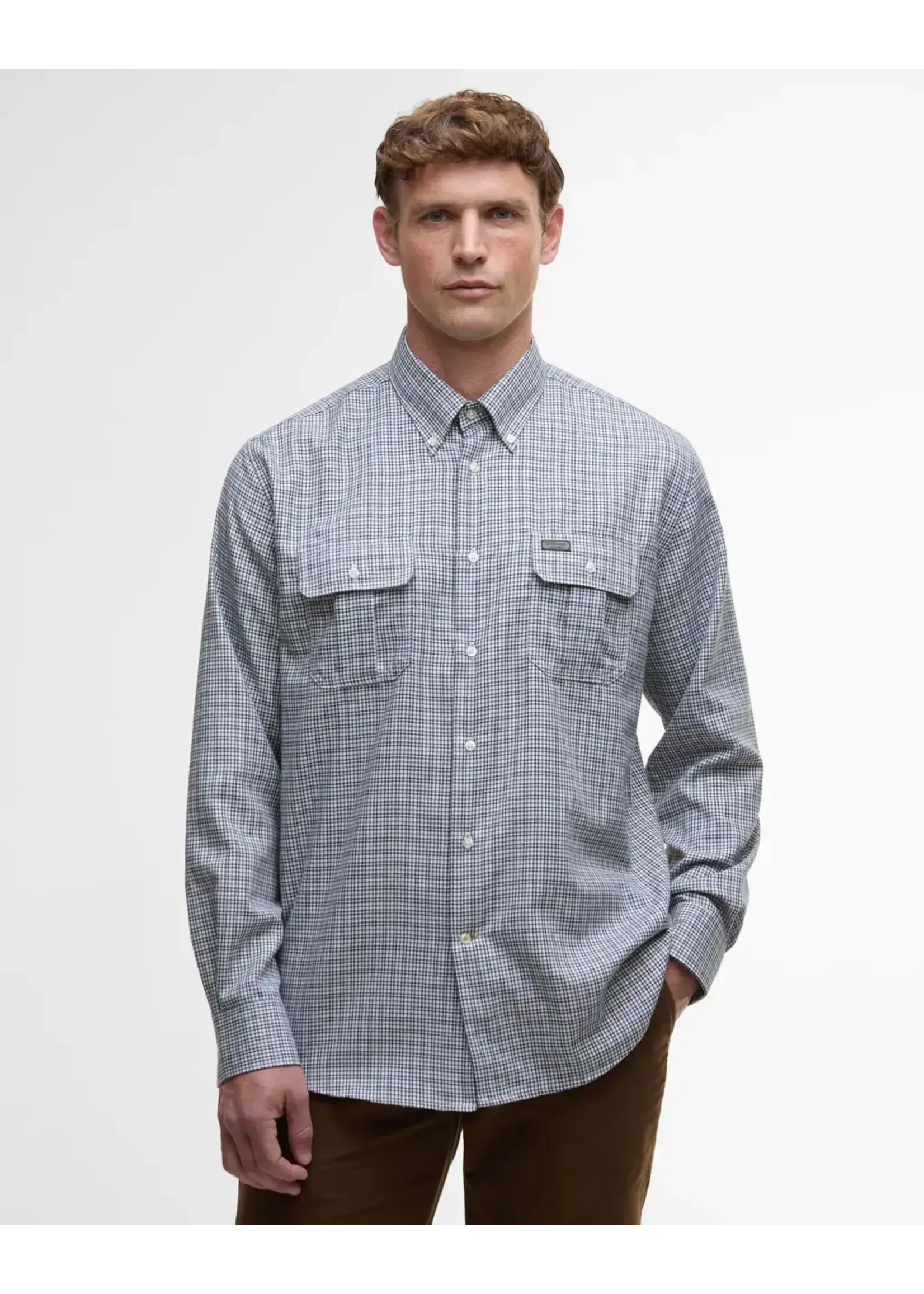 Barbour Barbour Fenn Thermo Weave Mallard Green Gingham