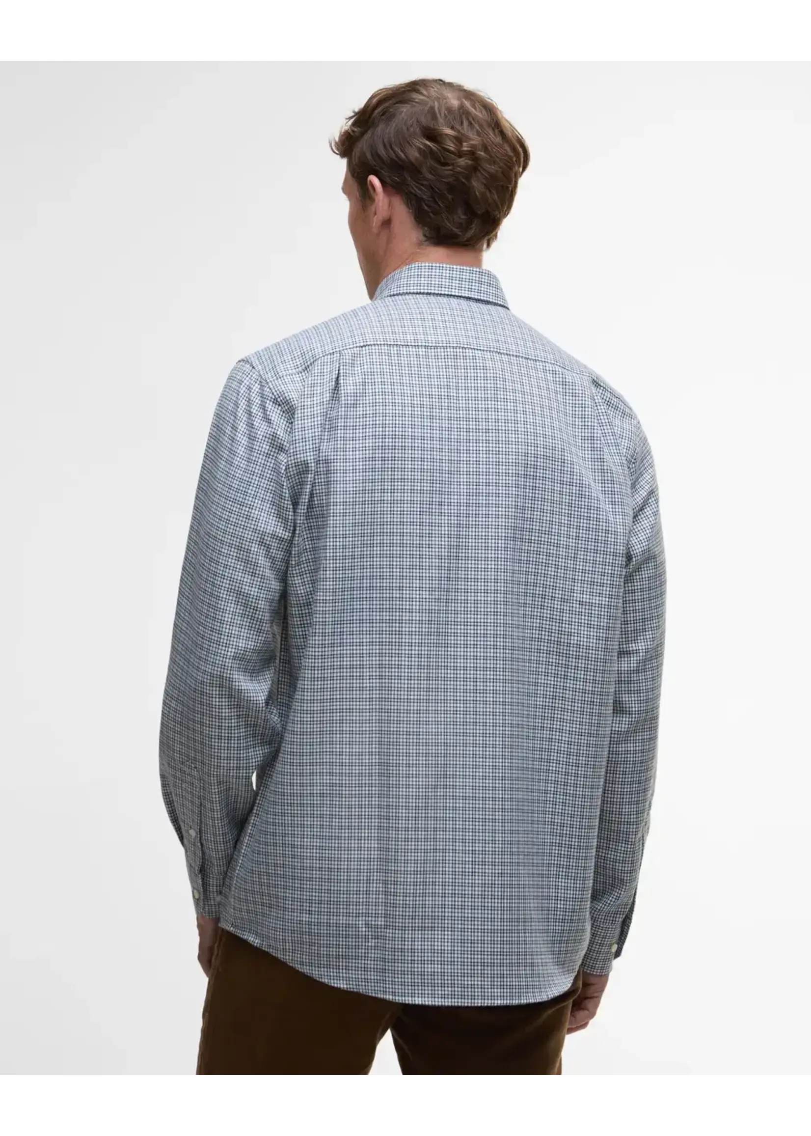 Barbour Barbour Fenn Thermo Weave Mallard Green Gingham