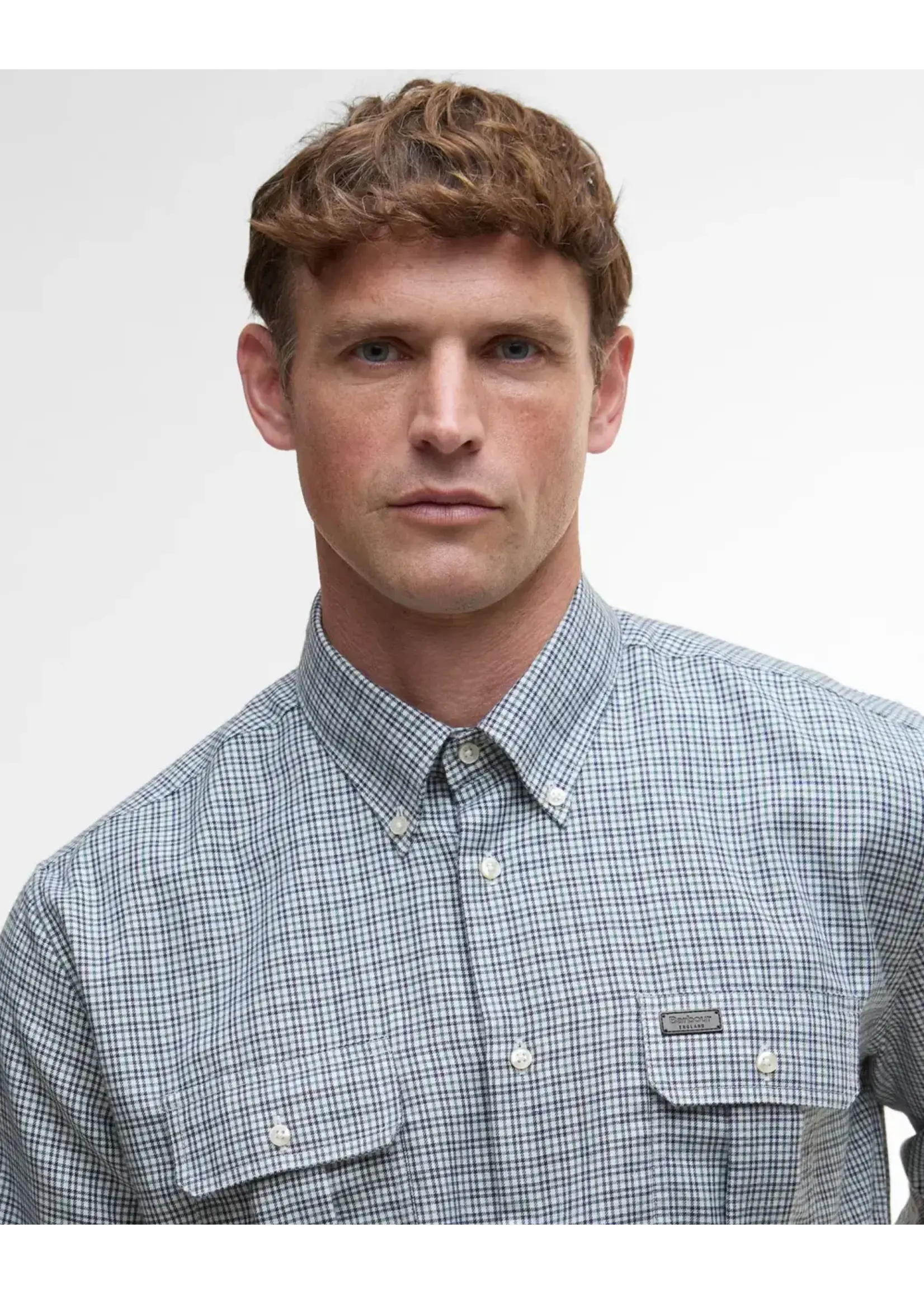 Barbour Barbour Fenn Thermo Weave Mallard Green Gingham