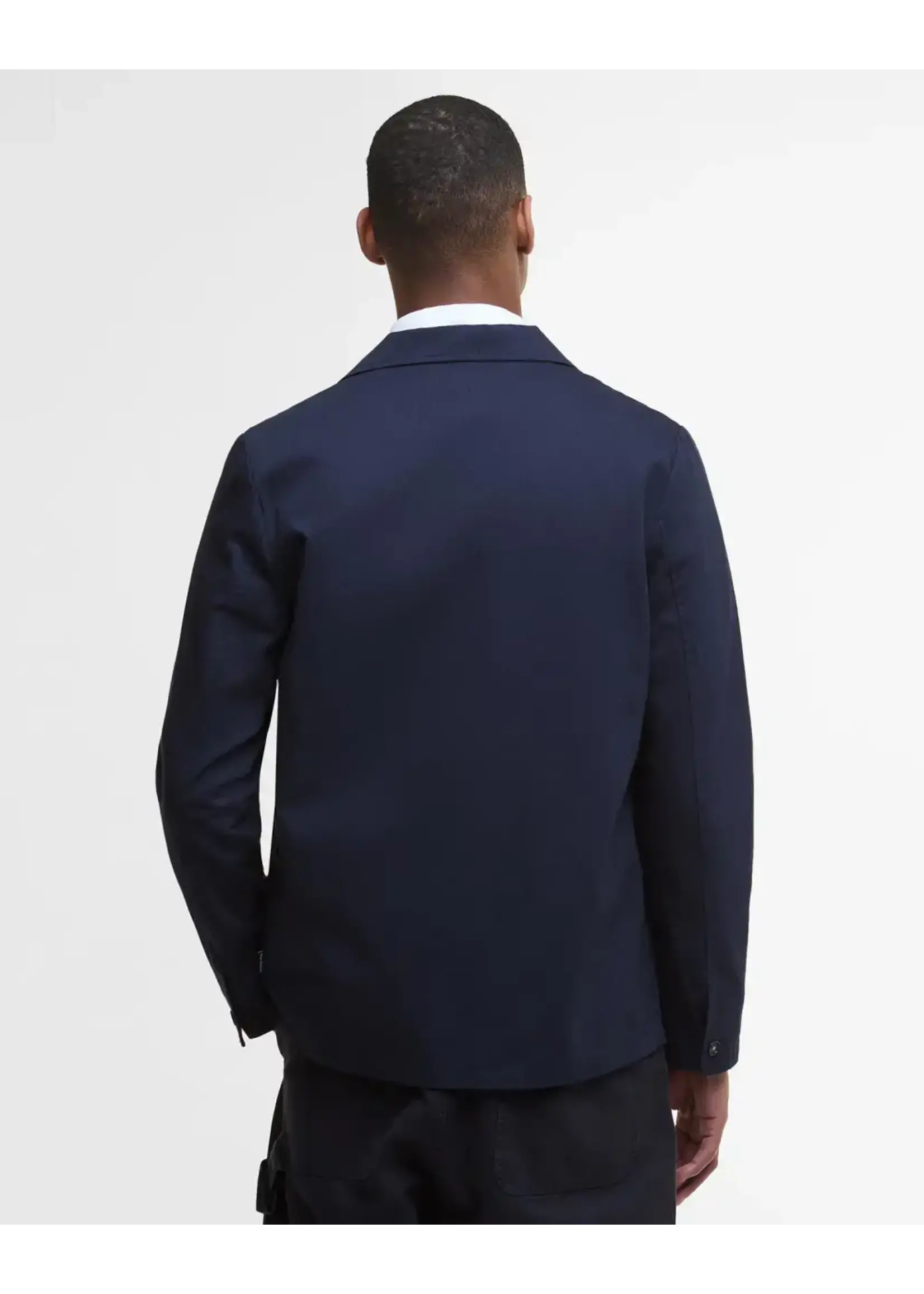 Barbour Barbour Bayview Navy Heringbone Overshirt Sportcoat